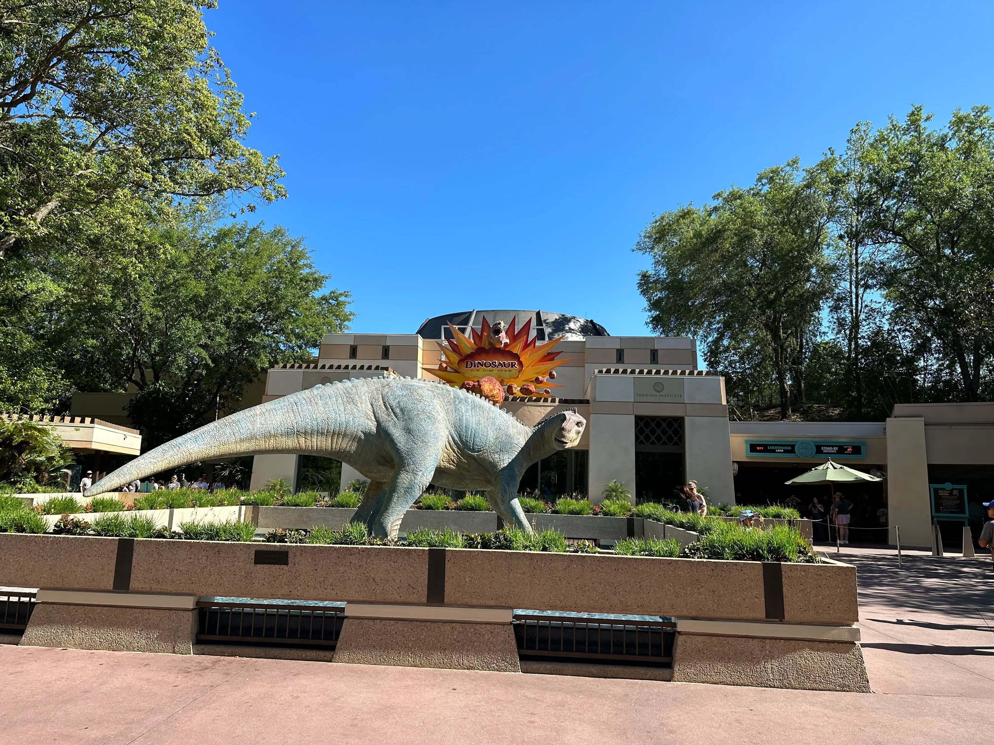 Dinosaur exhibit at Disney.