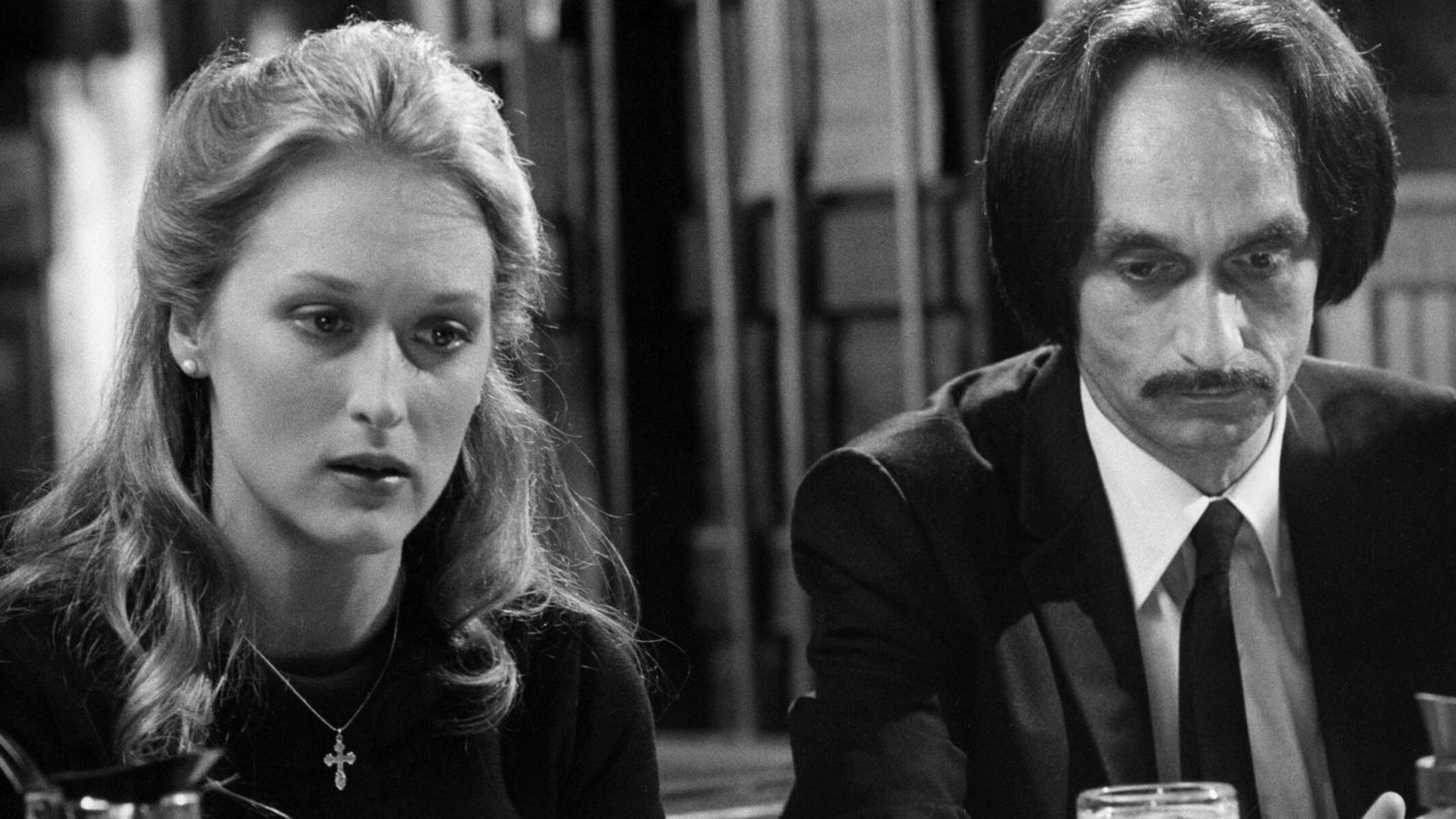 John Cazele y Meryl Streep