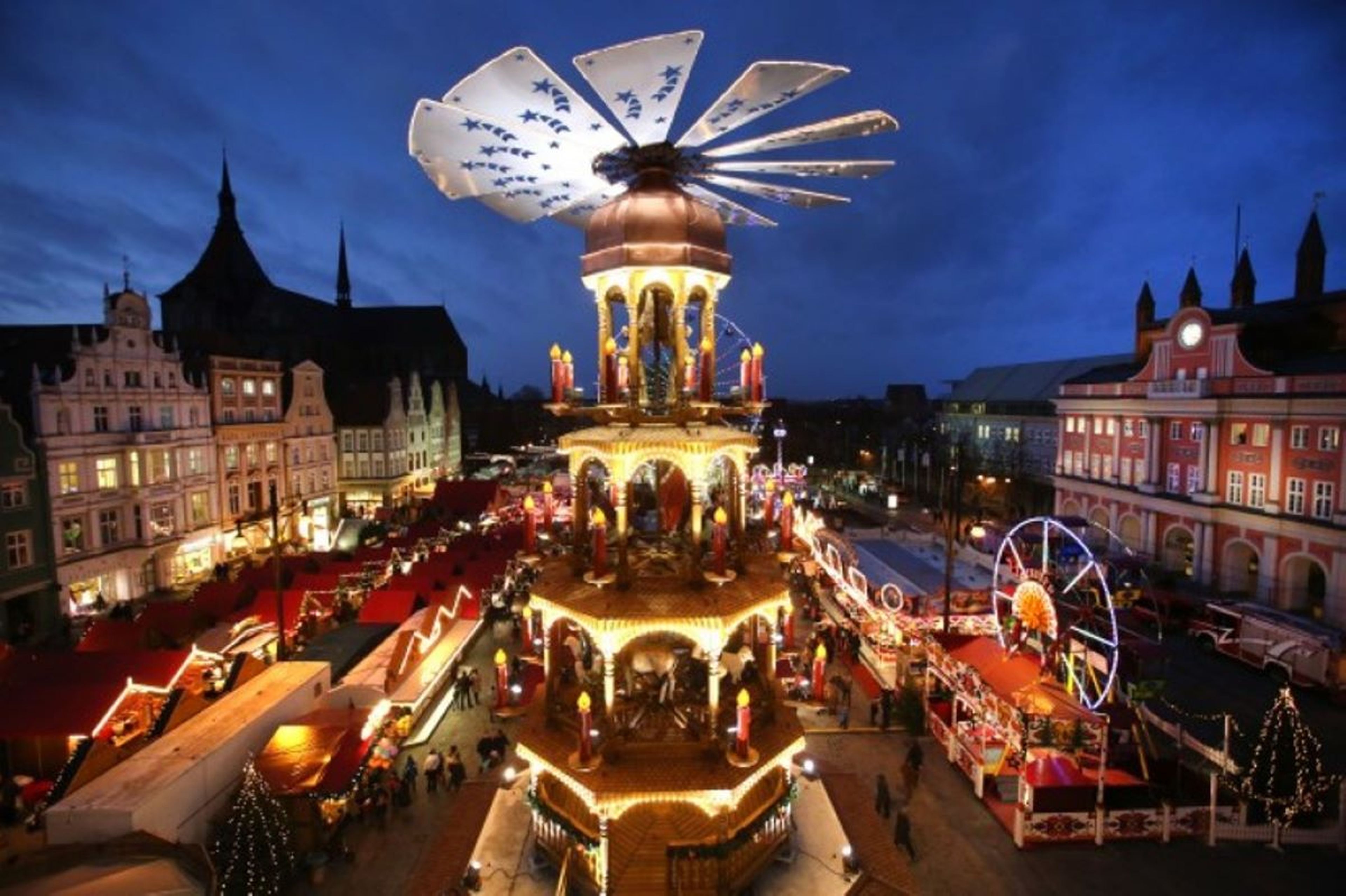 Mercado navideño en Colonia