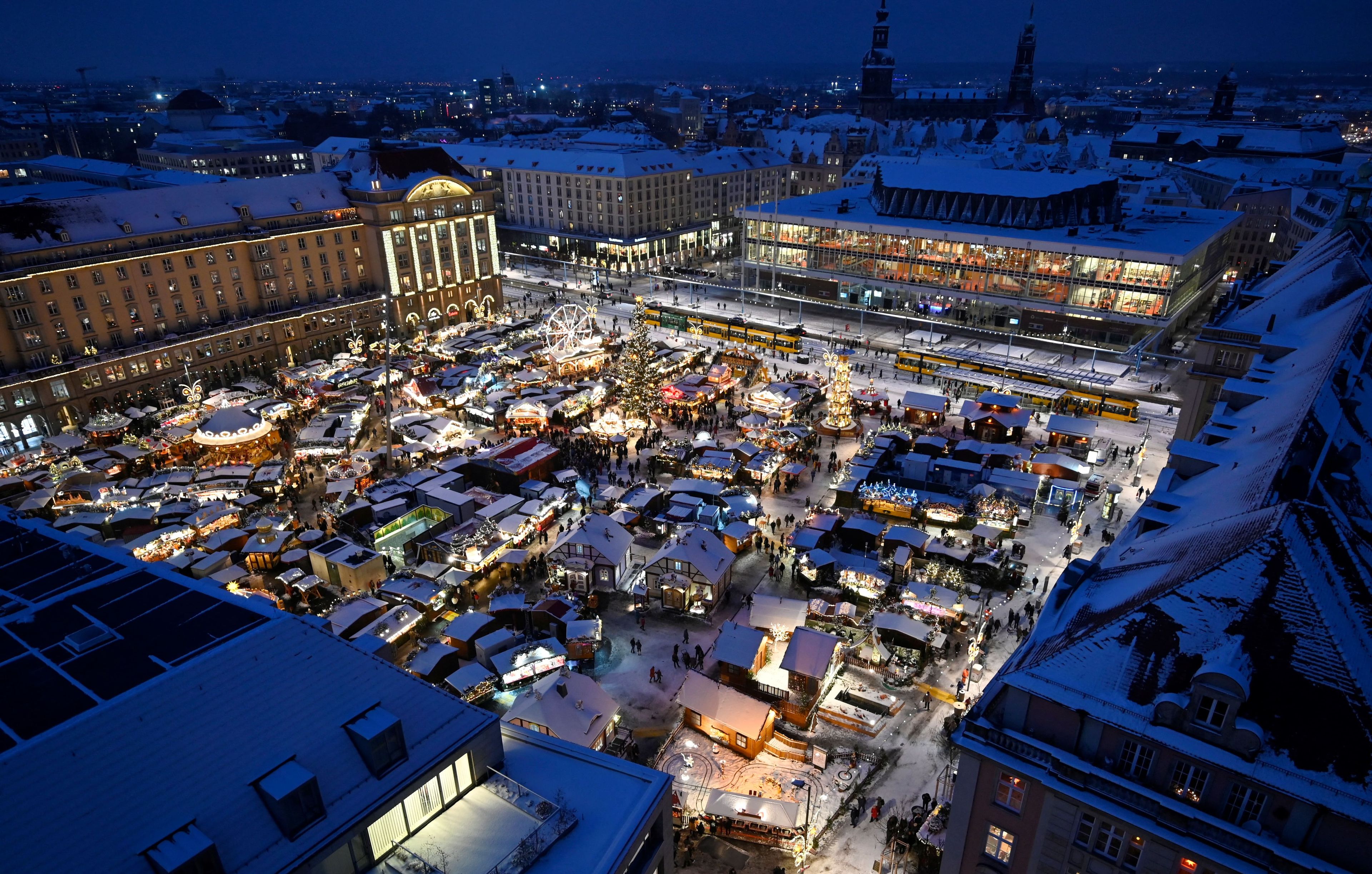 Mercado navideño de Dresden.
