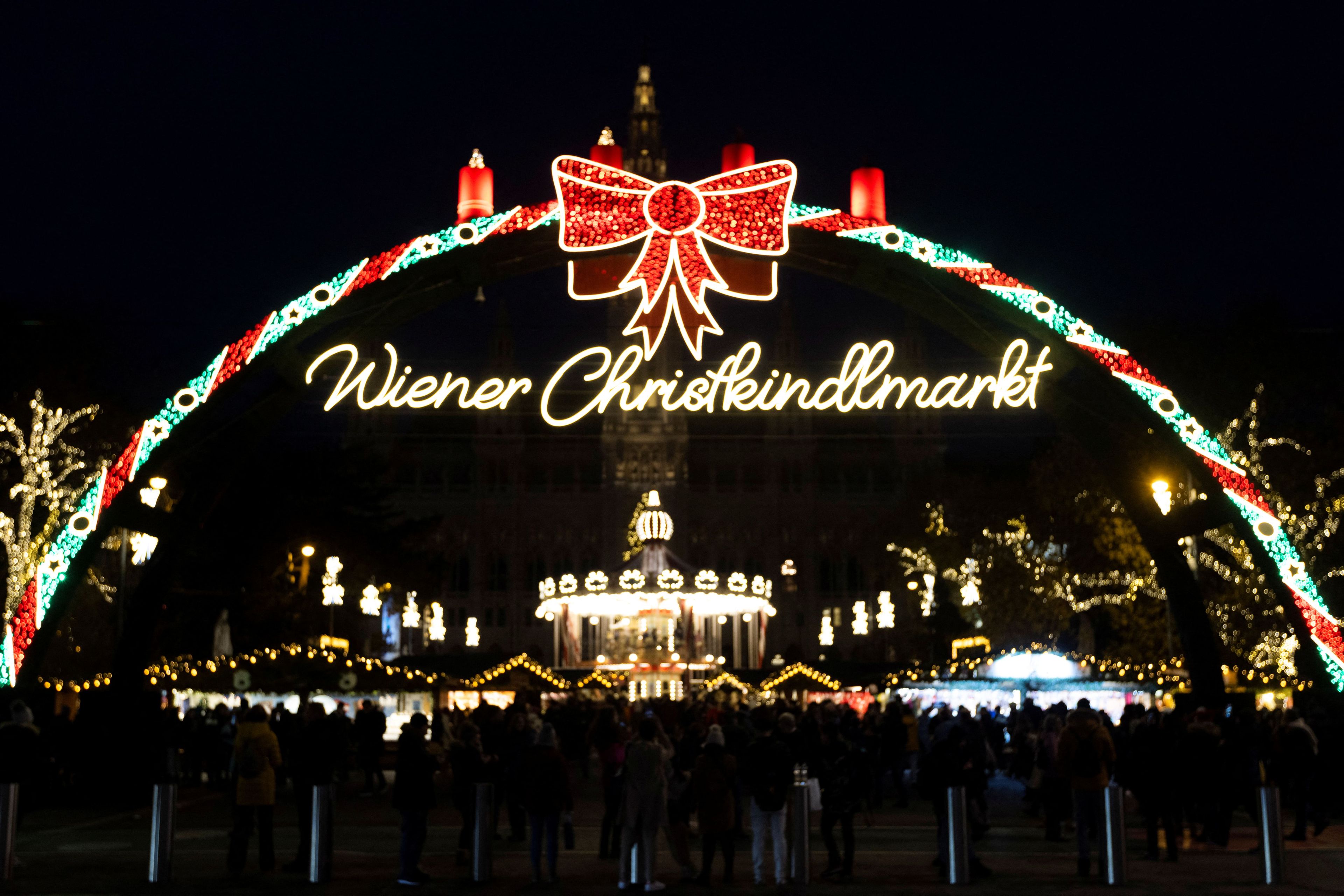 Mercado navideño de Viena.