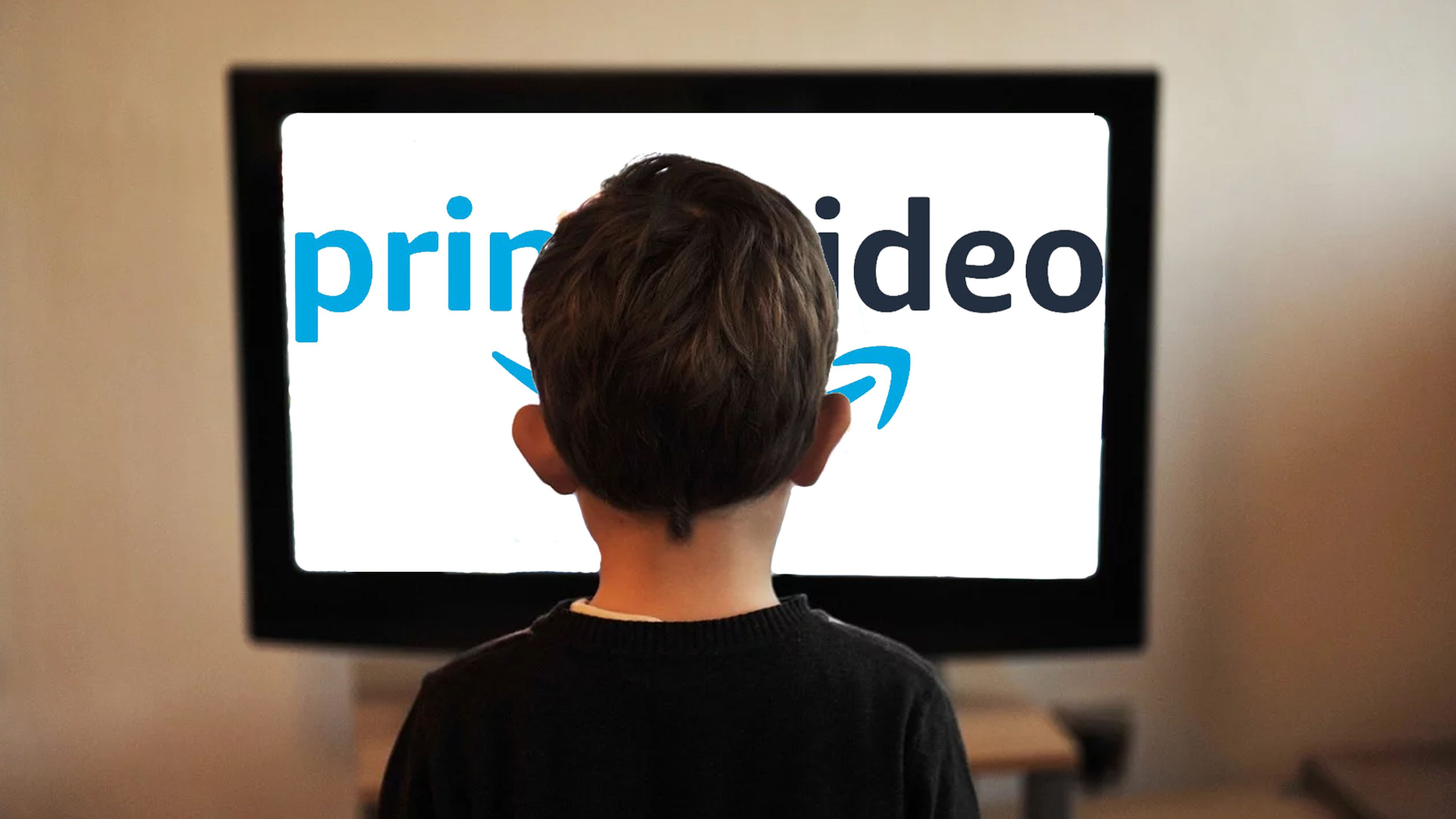 niño viendo Amazon Prime Video