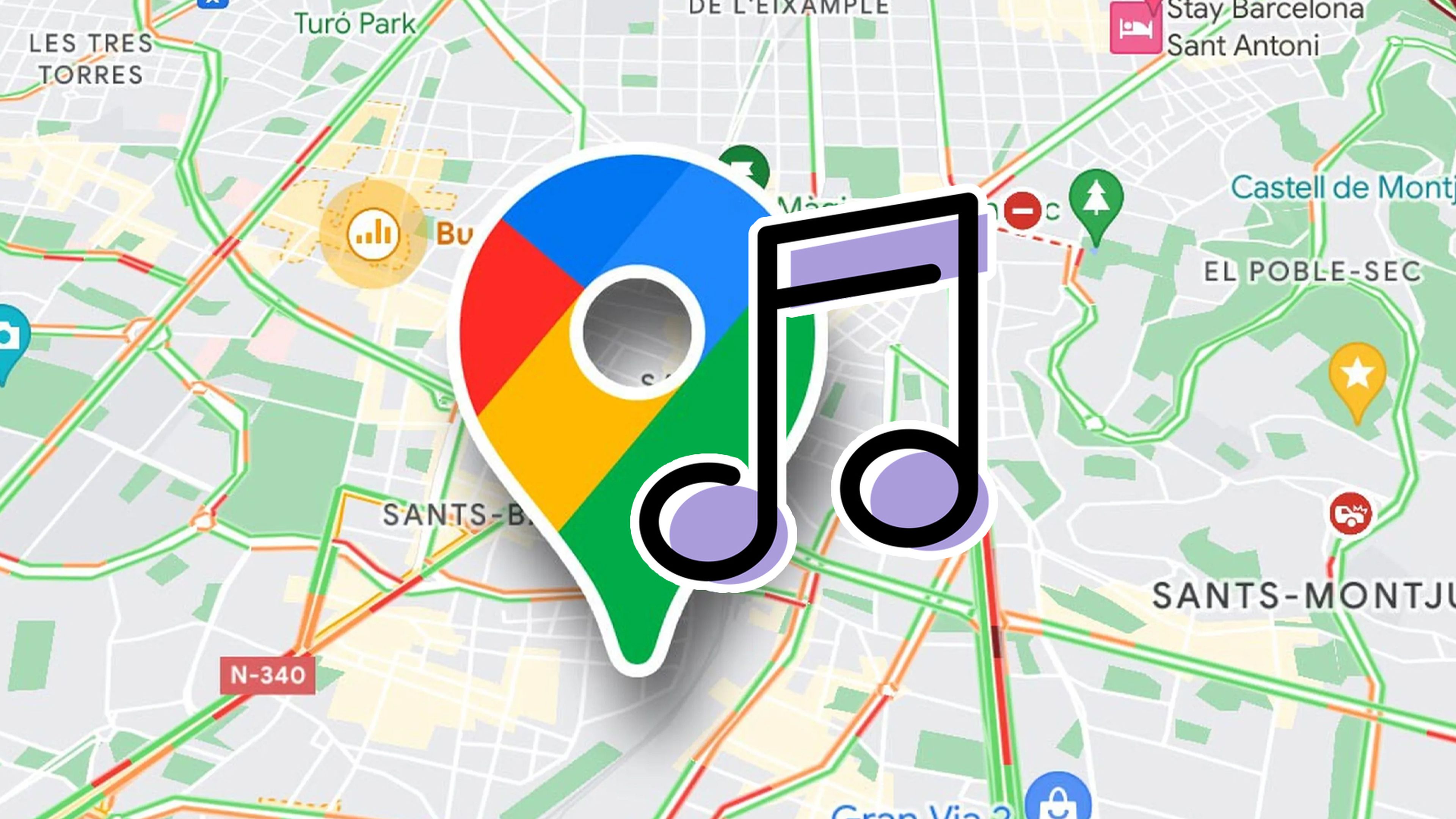 reproducir música mientras navegas con Google Maps