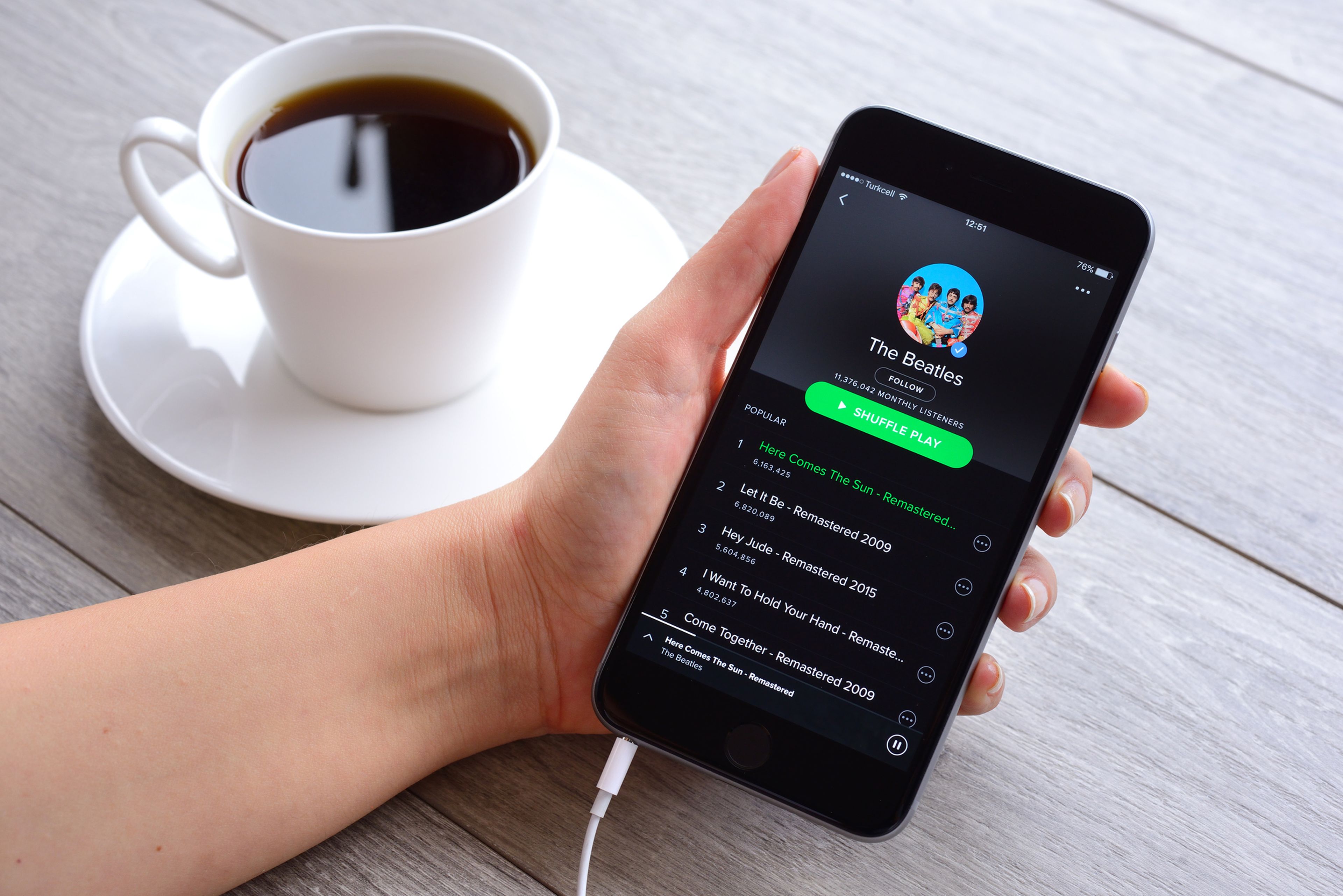 Spotify logo móvil música