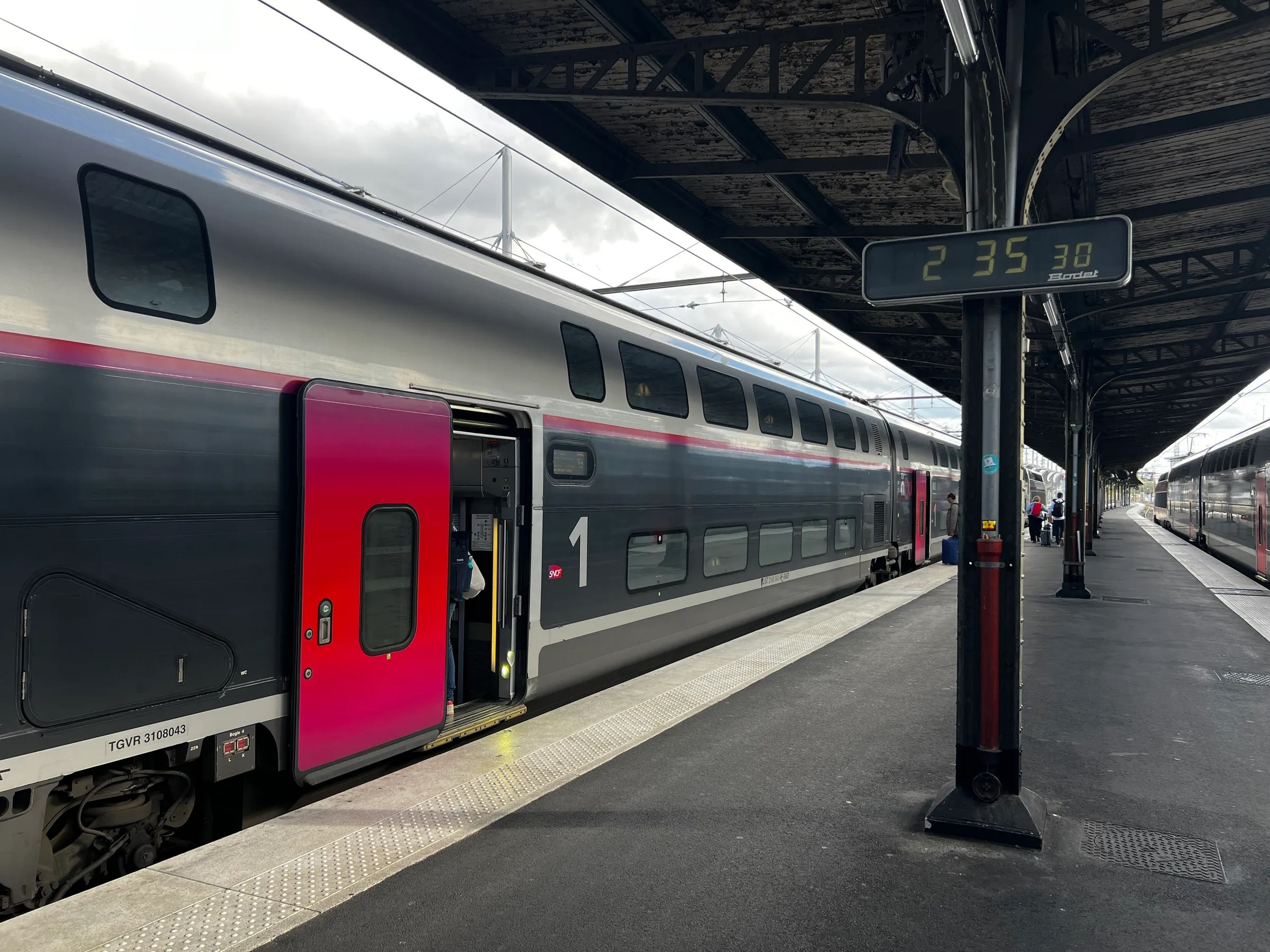 A train in Paris.