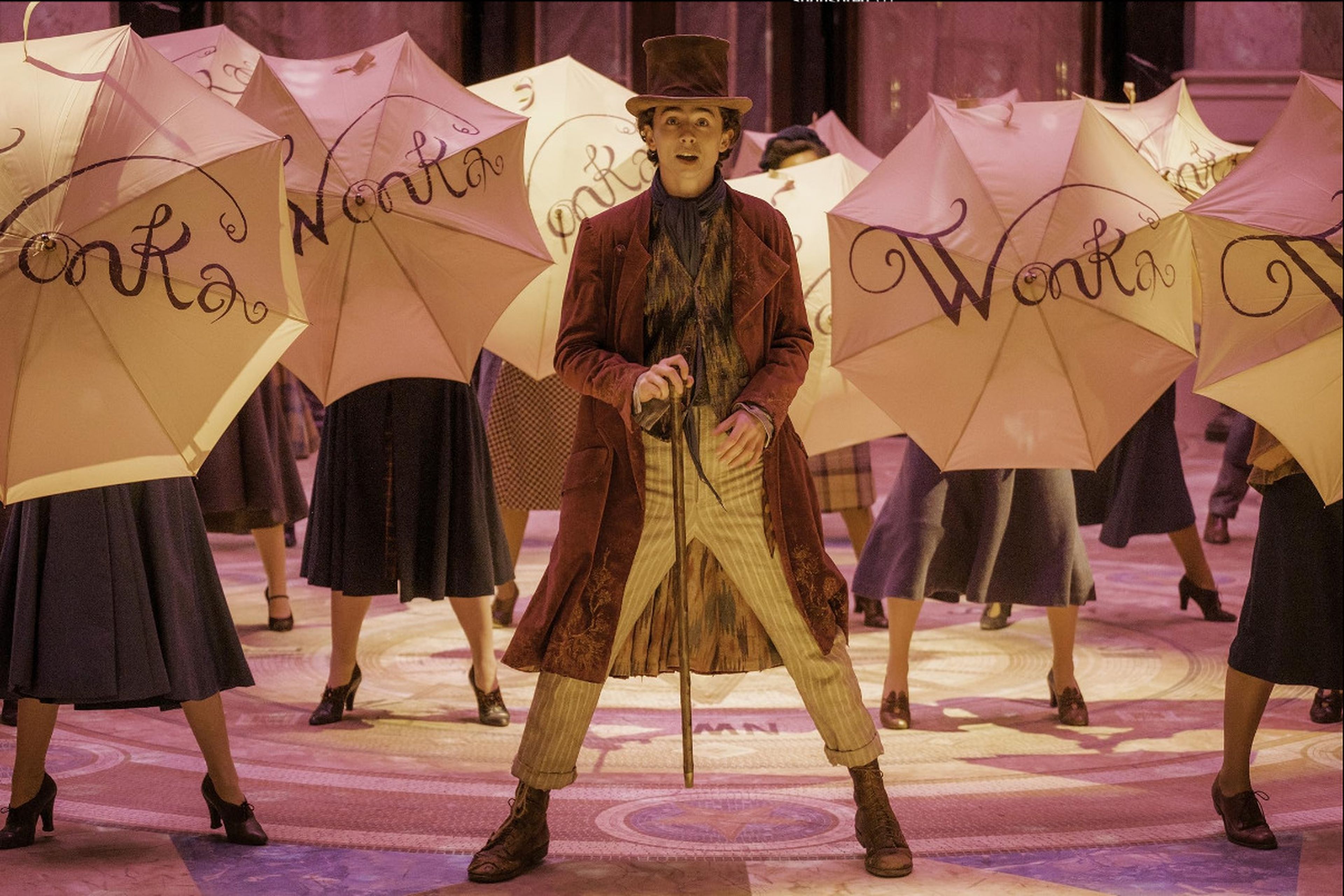 Timothée Chalamet interpreta a Willy Wonka en 'Wonka' (2023).
