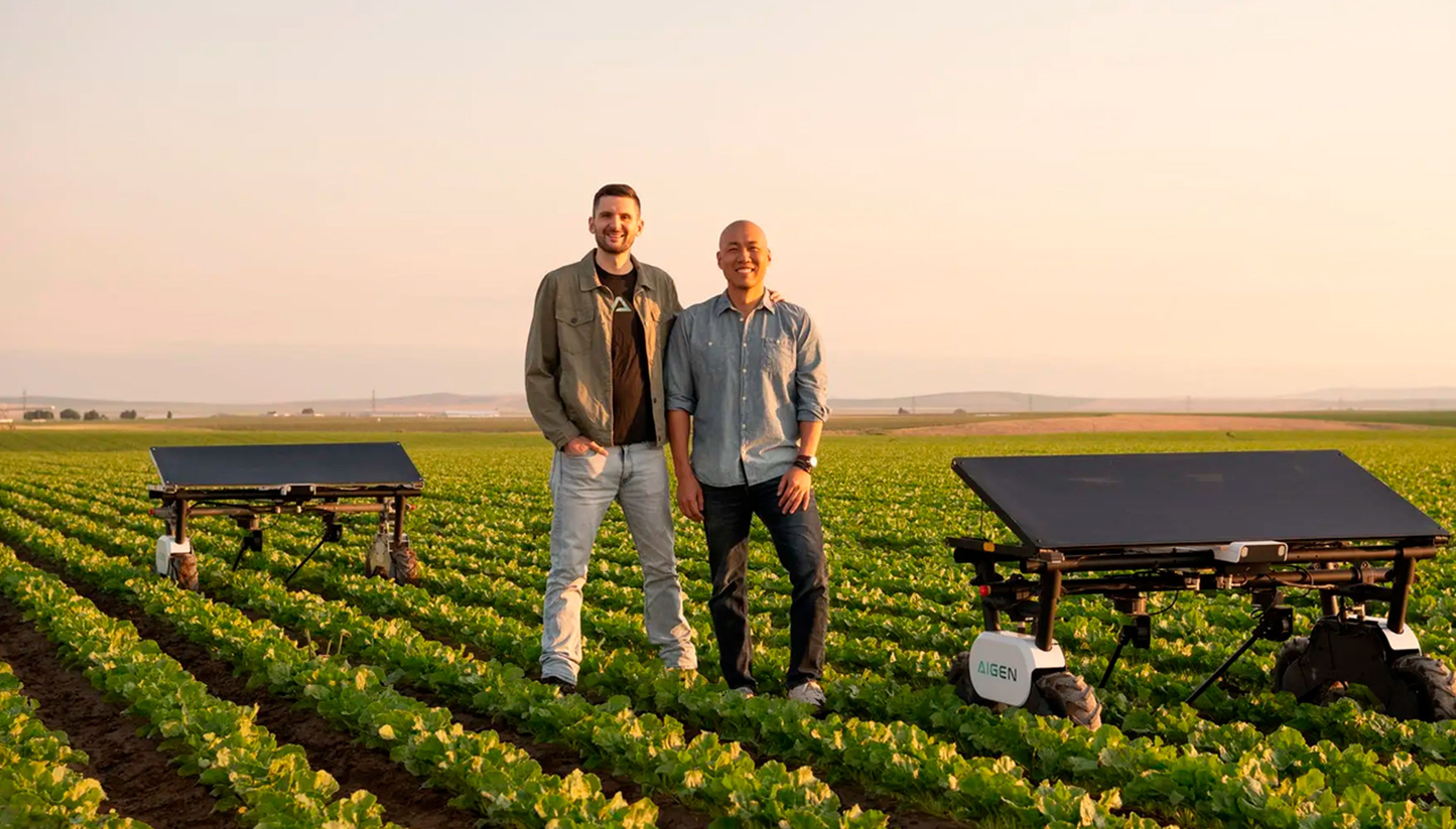 Aigen ha desarrollado una flota robótica para quitar las malas hierbas de las granjas. Hasta la fecha ha recaudado 7 millones de dólares en financiación.