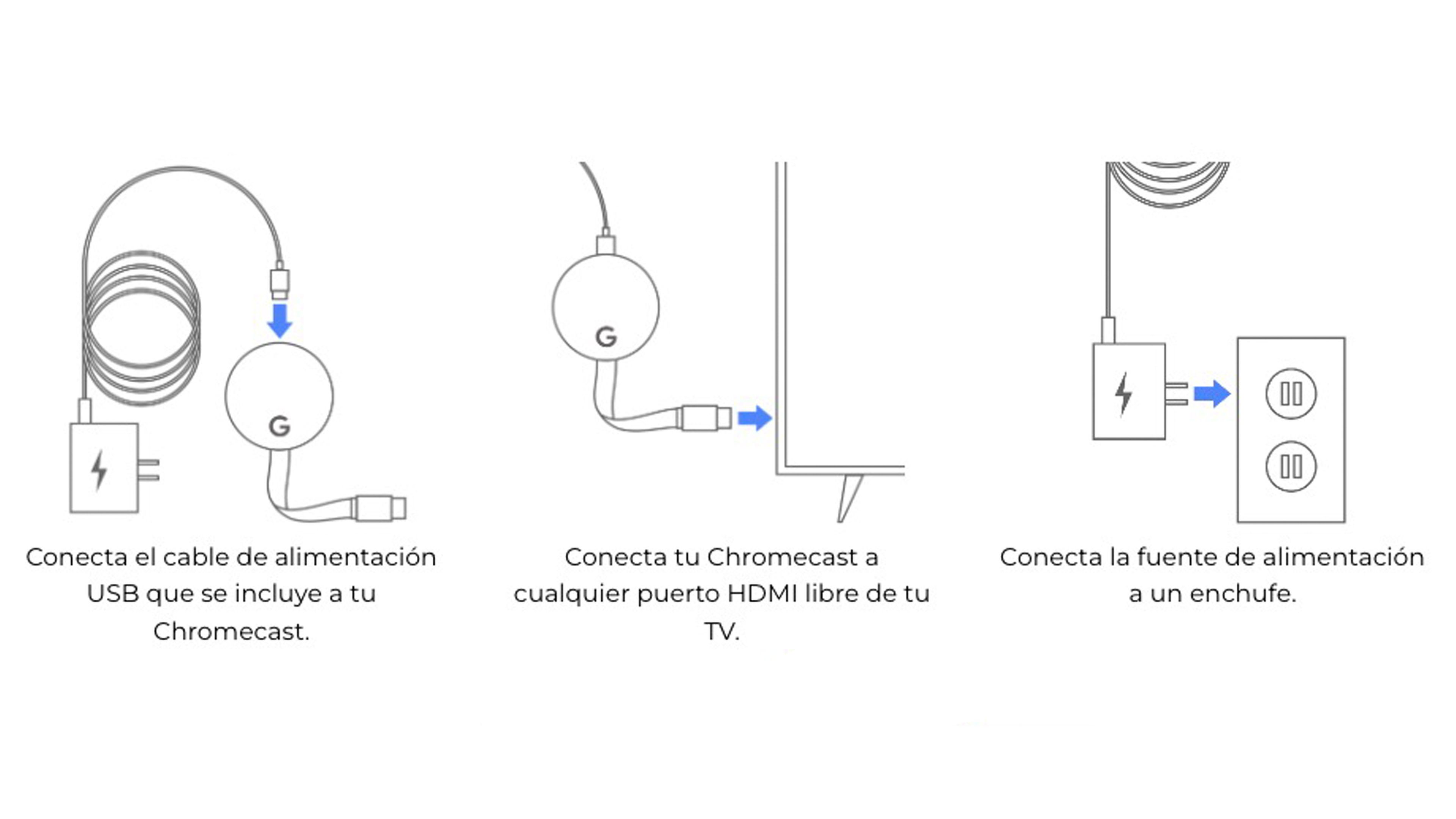 Cómo instalar un Chromecast paso a paso