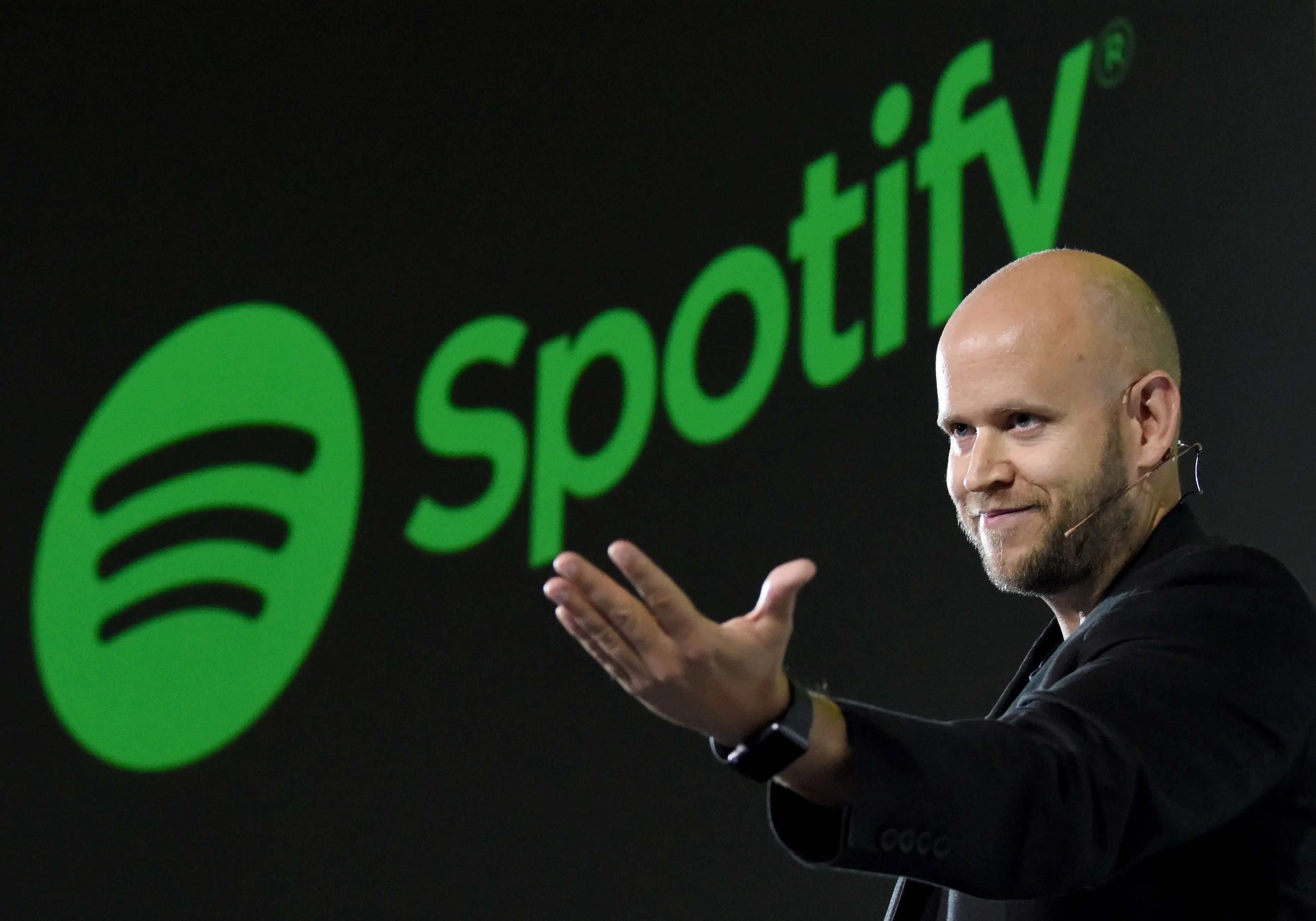 Daniel Ek, director ejecutivo de Spotify.