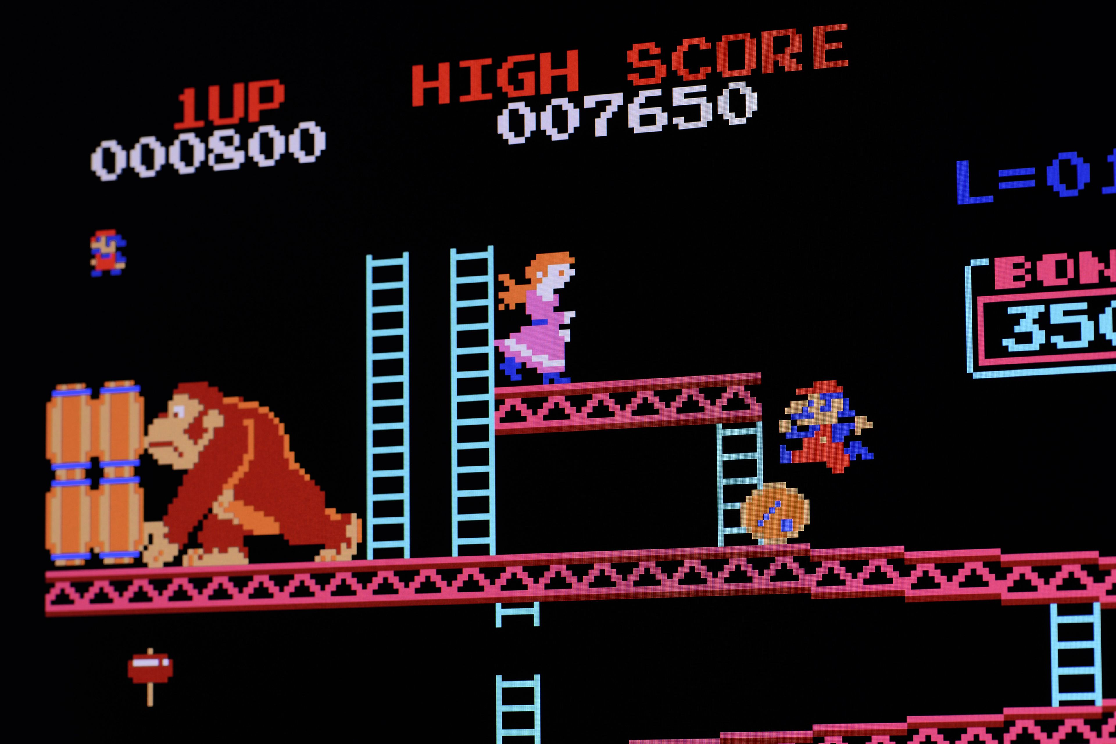 Donkey Kong (1981). Juego arcade