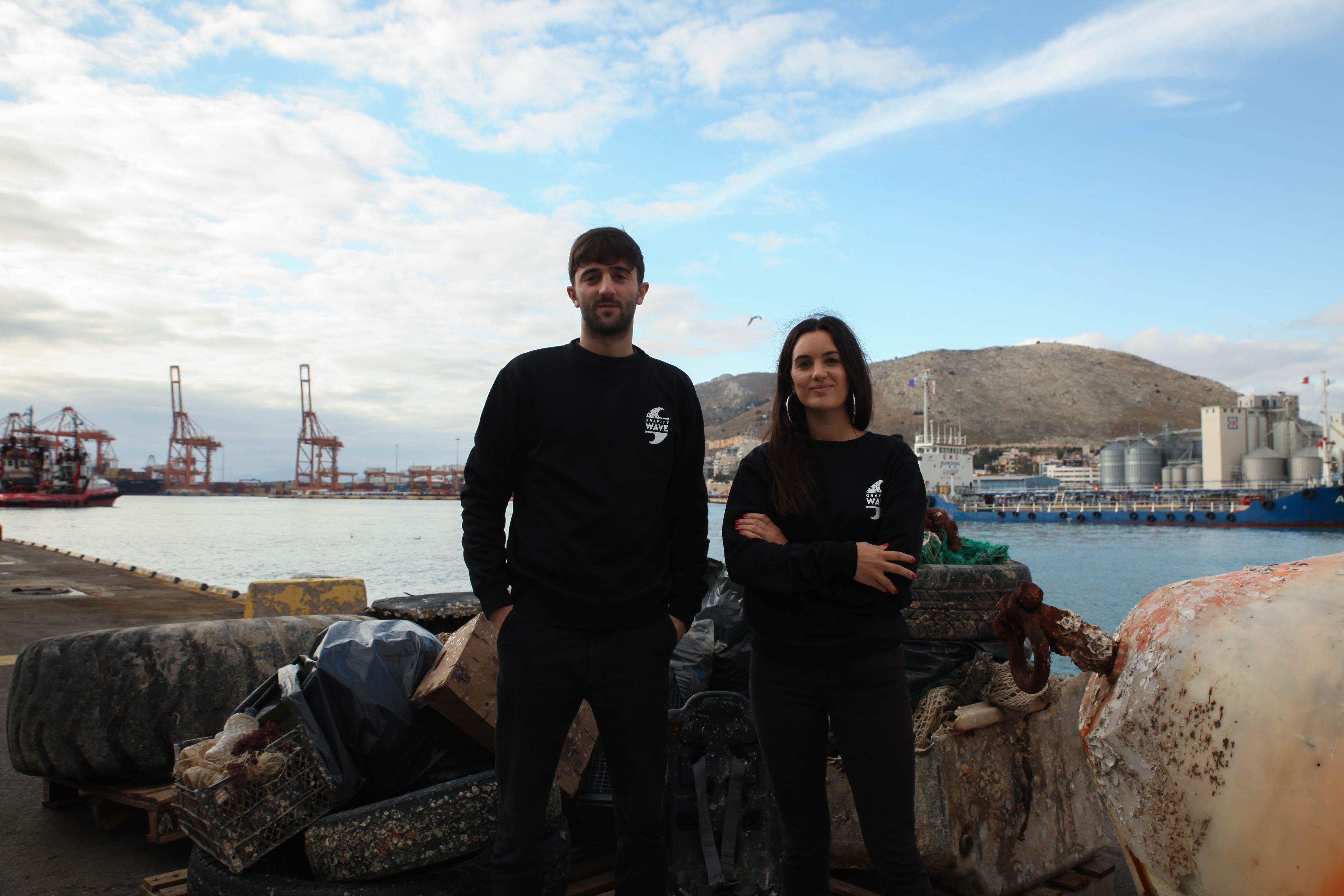 Julen y Amaia Rodríguez, cofundadores de Gravity Wave.