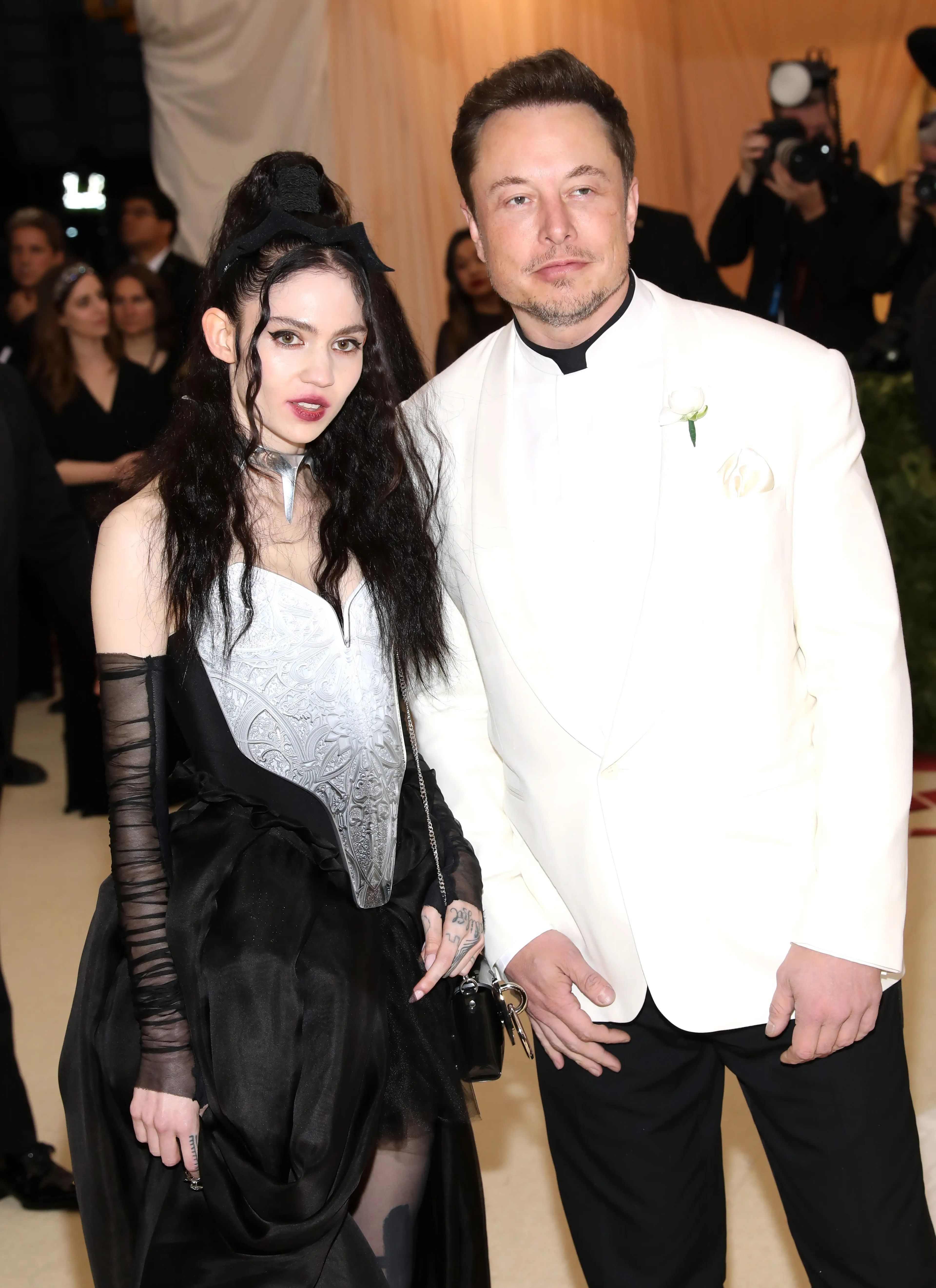 Grimes y Musk se estrenaron públicamente como pareja en la Met Gala de 2018.