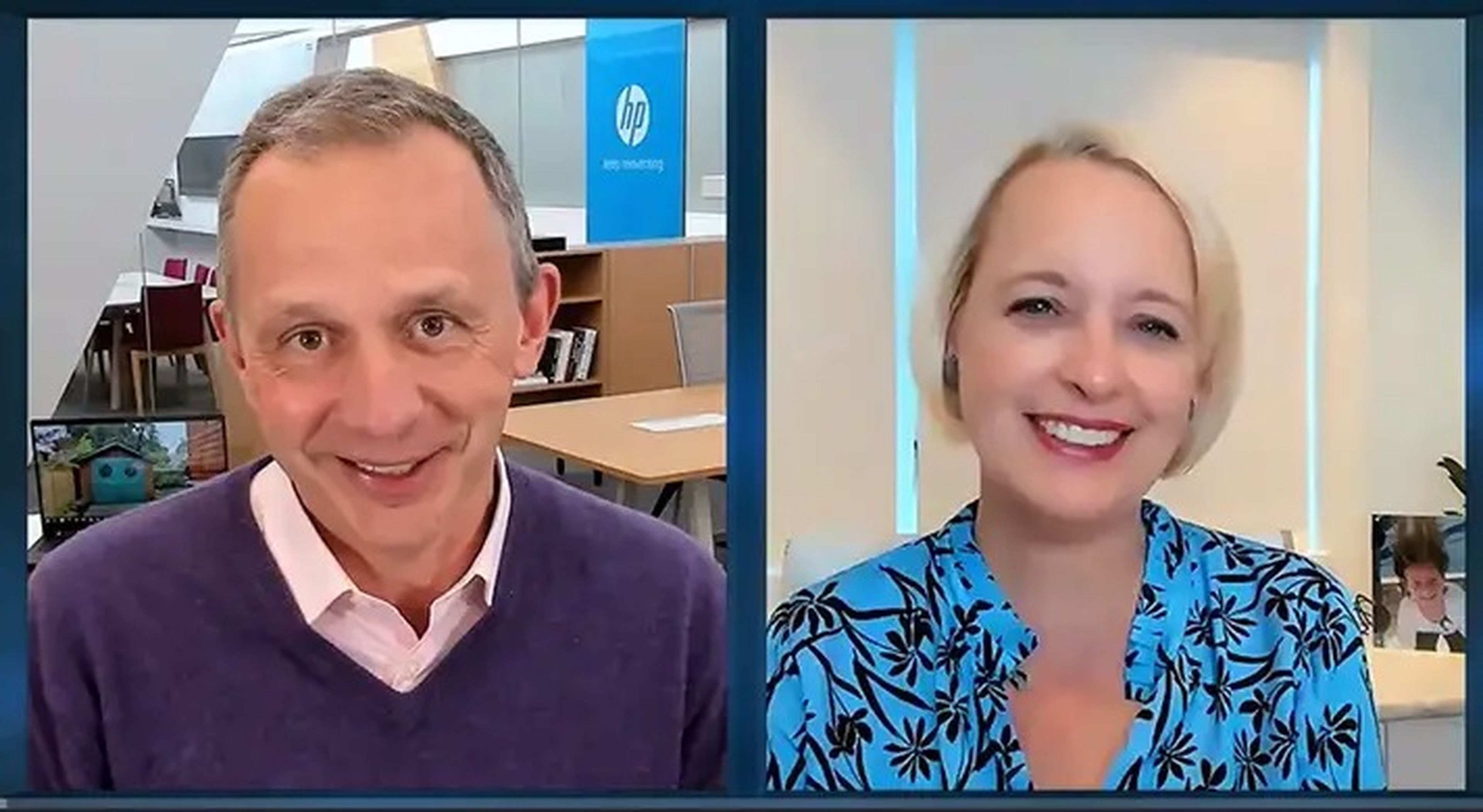 Enrique Lores, director ejecutivo de HP, y Julie Sweet, directora ejecutiva de Accenture, hablan sobre transformación digital.