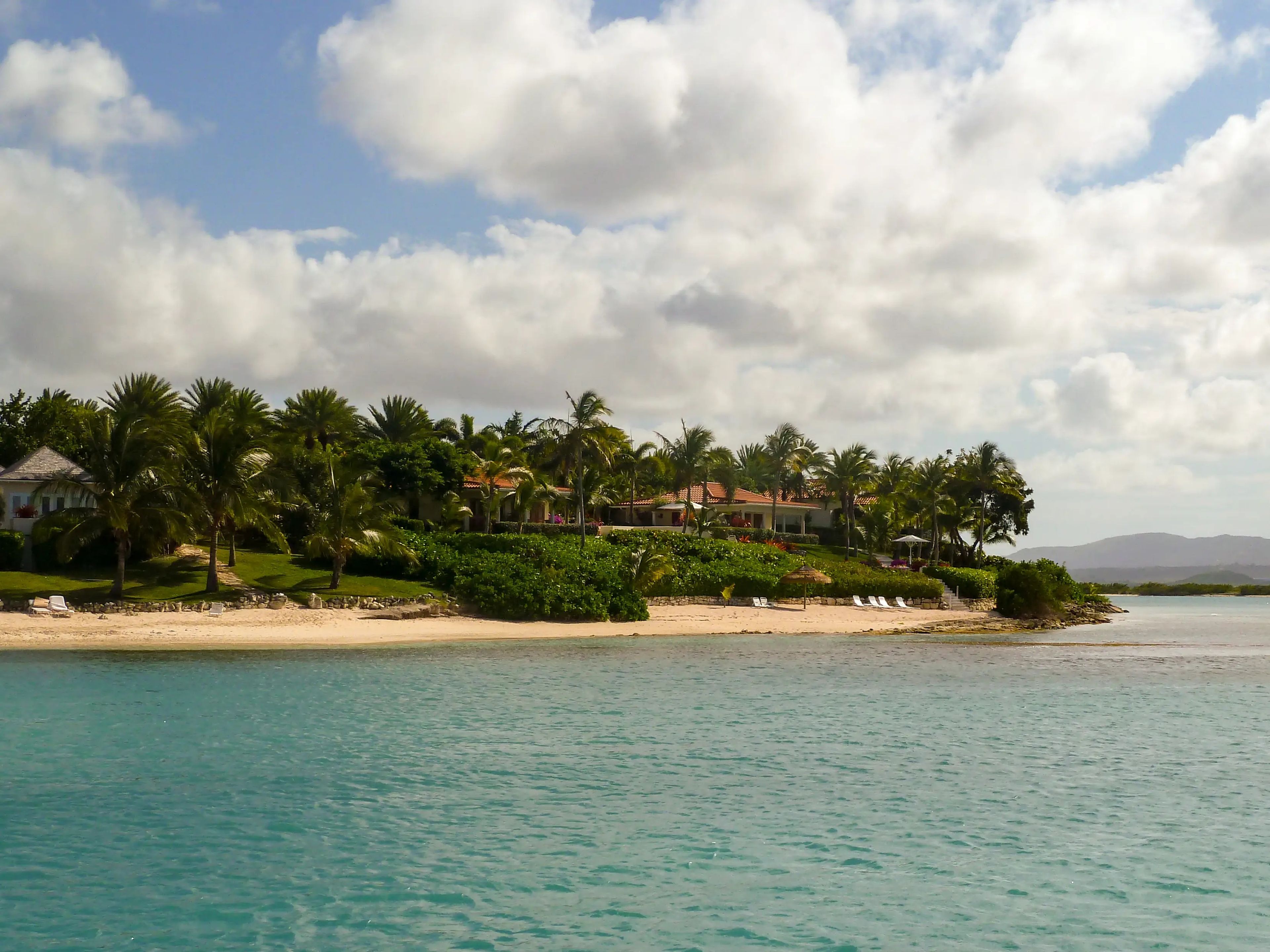 Jumby Bay, un complejo turístico en Antigua donde Oprah Winfrey y Richard Branson supuestamente tienen casas.
