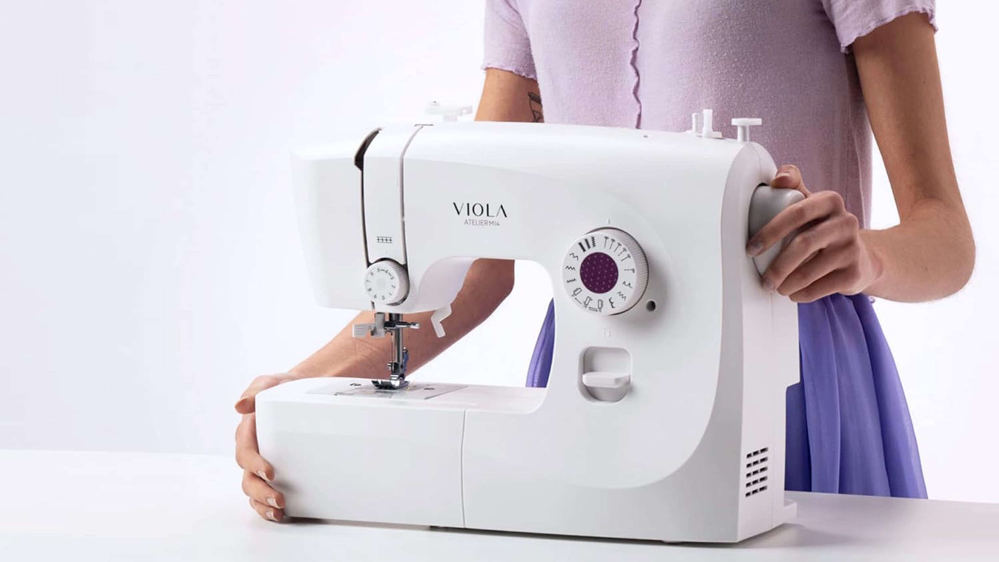 desploma el precio de una máquina de coser para aprender