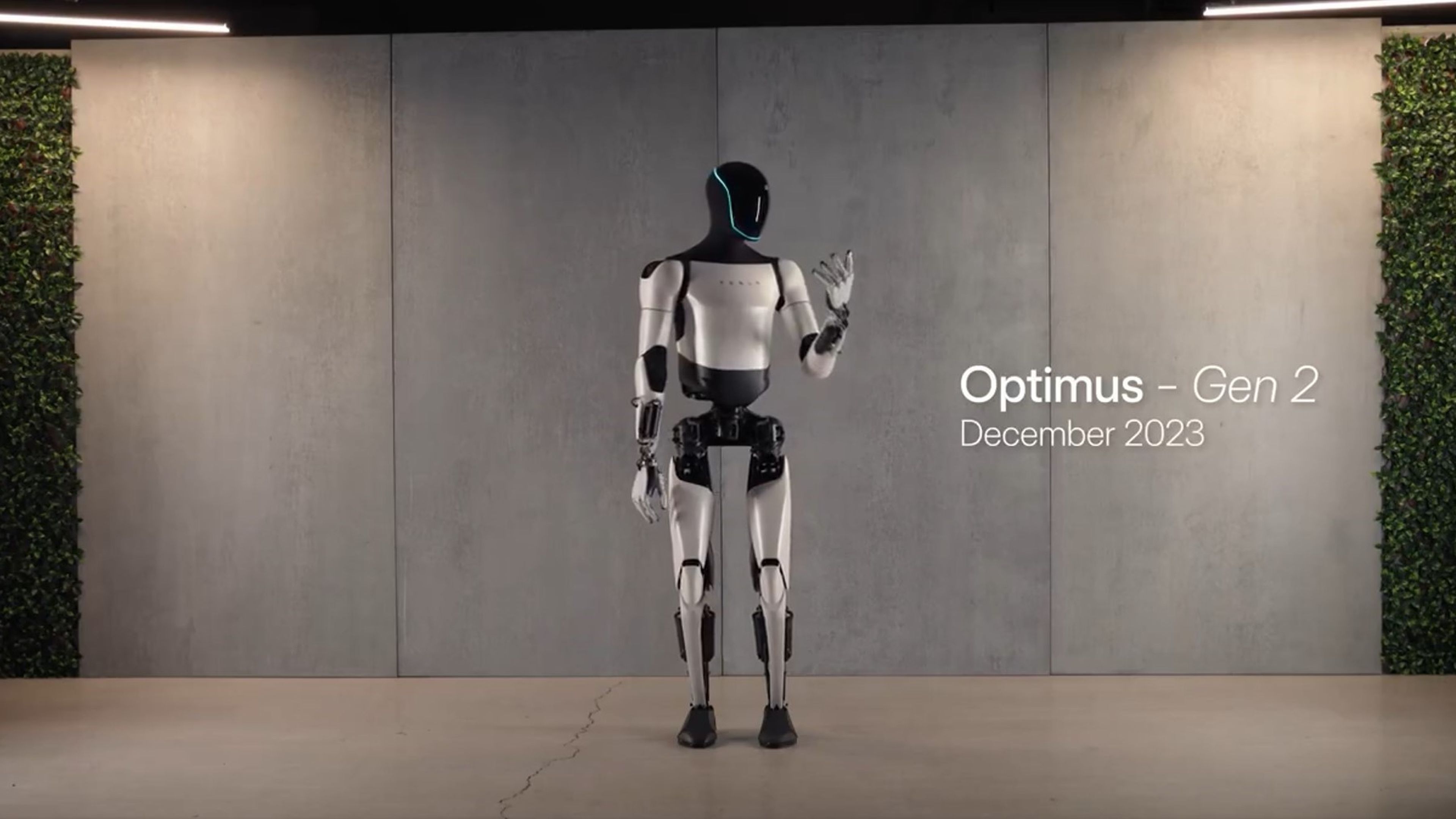 Optimus Gen 2, la nueva generación del androide de Tesla.