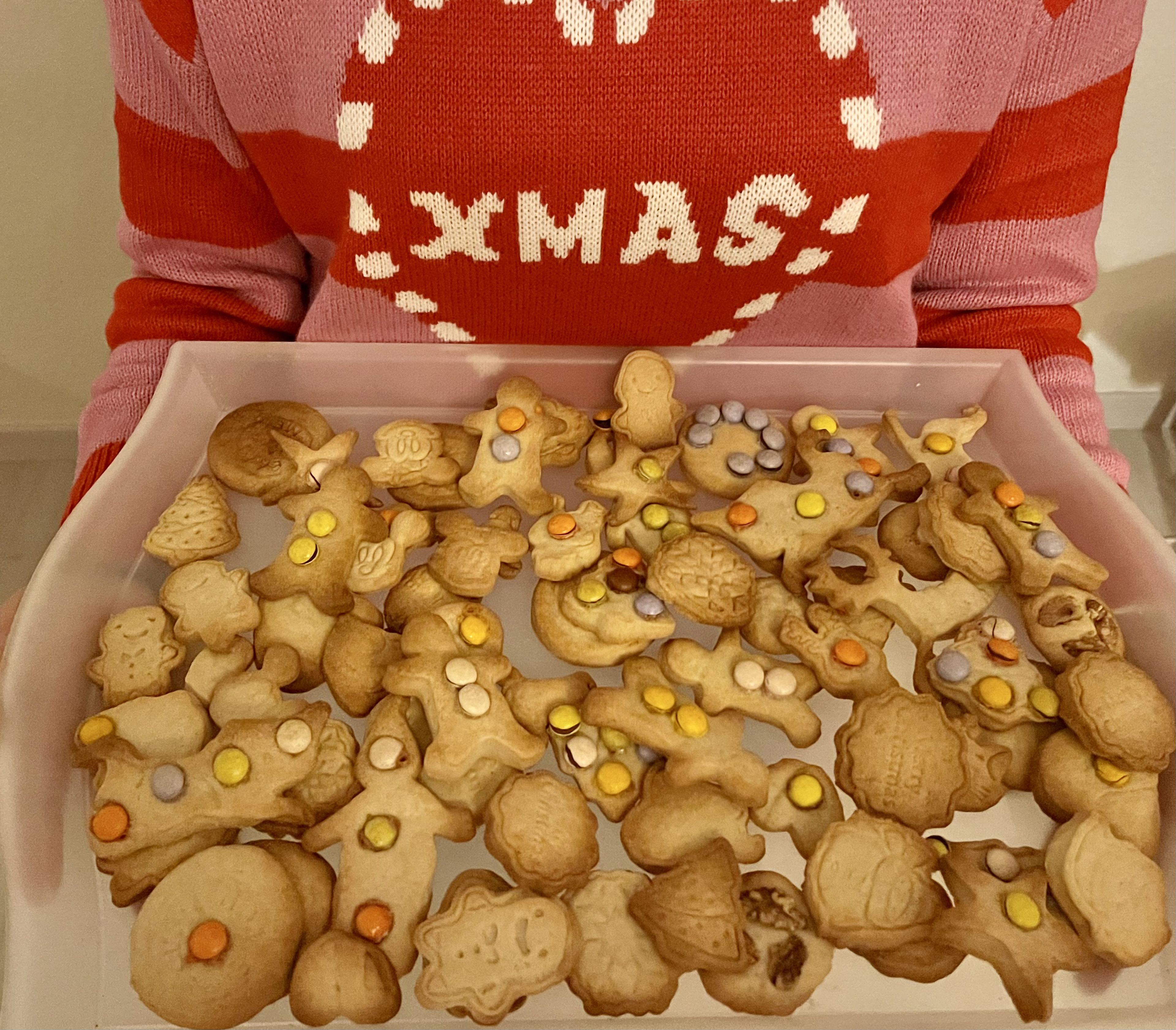 Receta de galletas navideñas caseras.