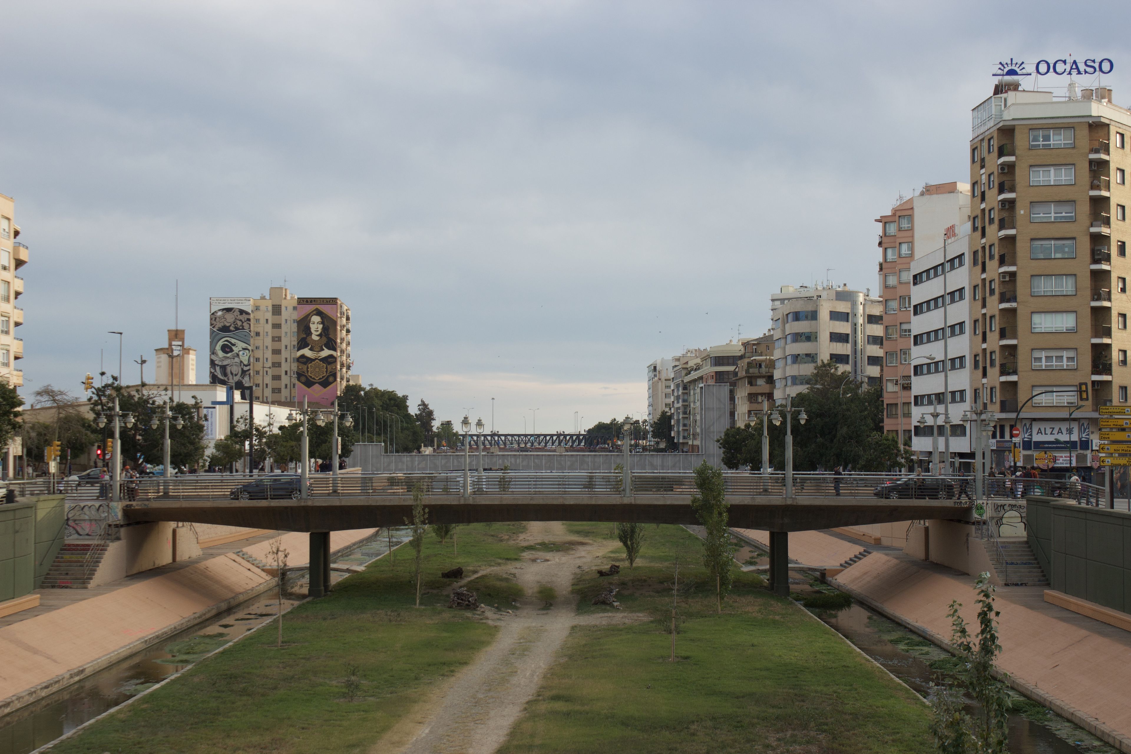 Río Guadalmedina, Málaga.