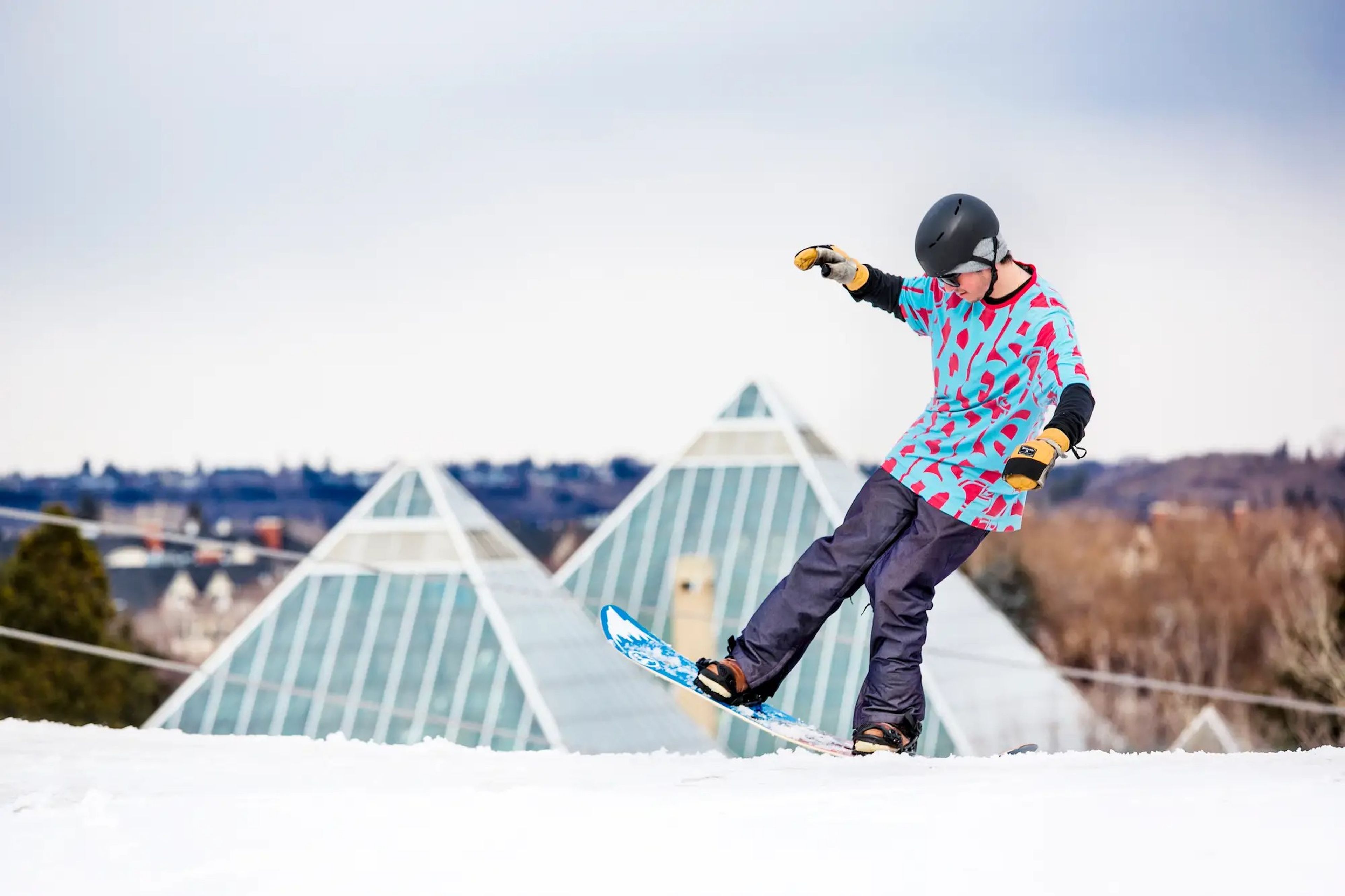 Edmonton se ha convertido en la capital de los deportes de invierno.