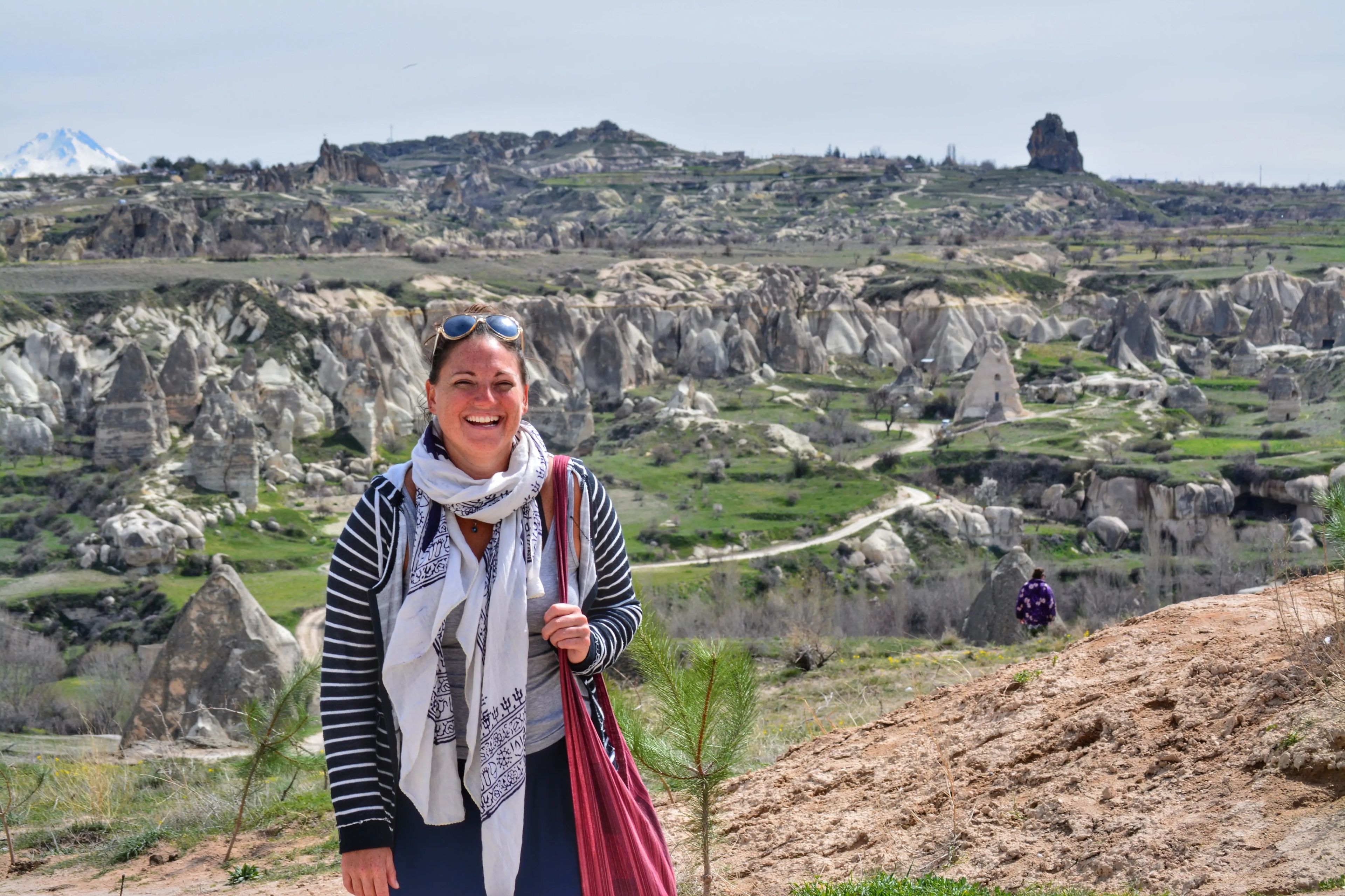 Author Abbie Synan in Cappadocia Turkey 