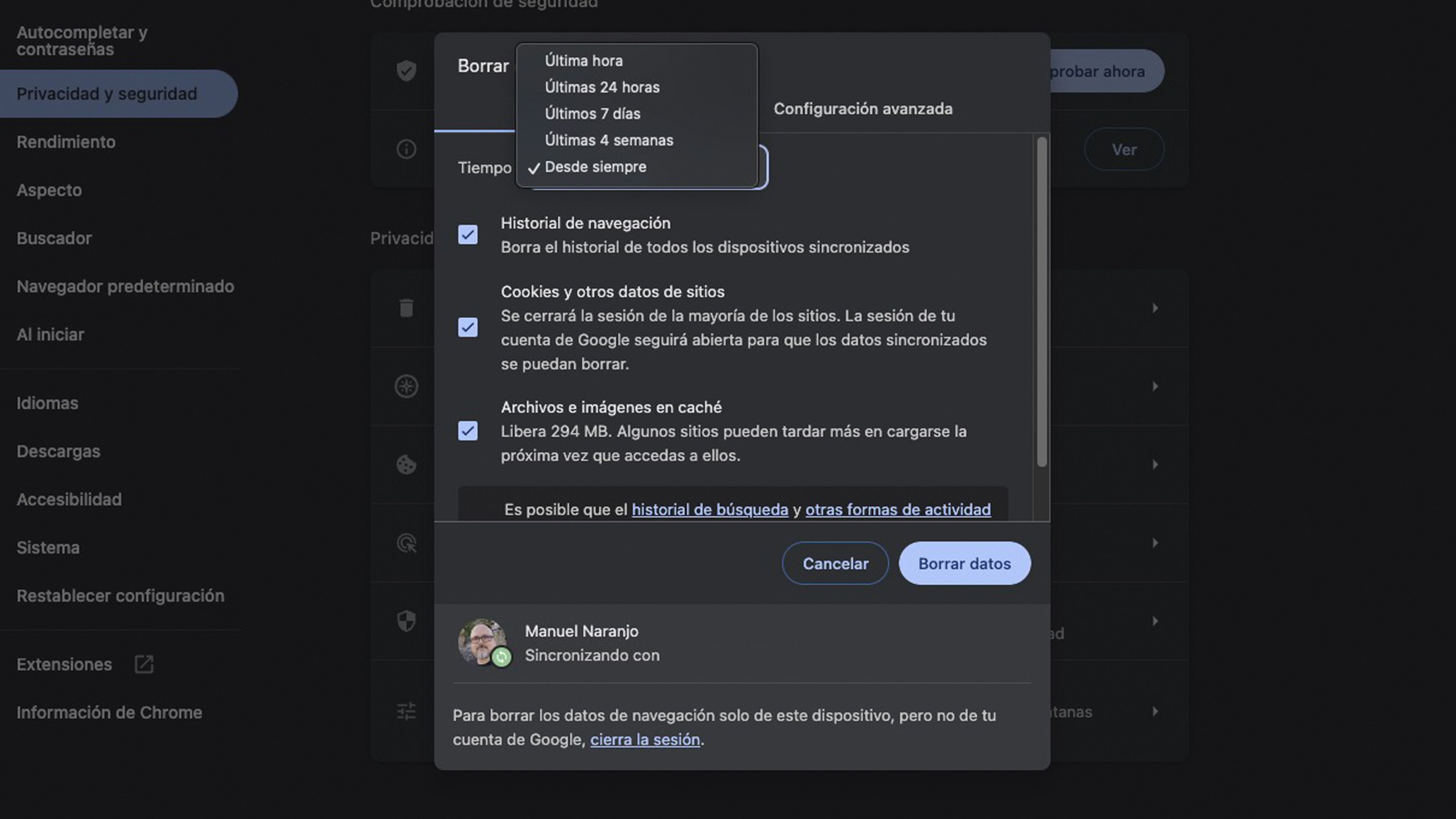 borrar busquedas recientes en safari Cómo ver y eliminar el historial de navegación en Google Chrome