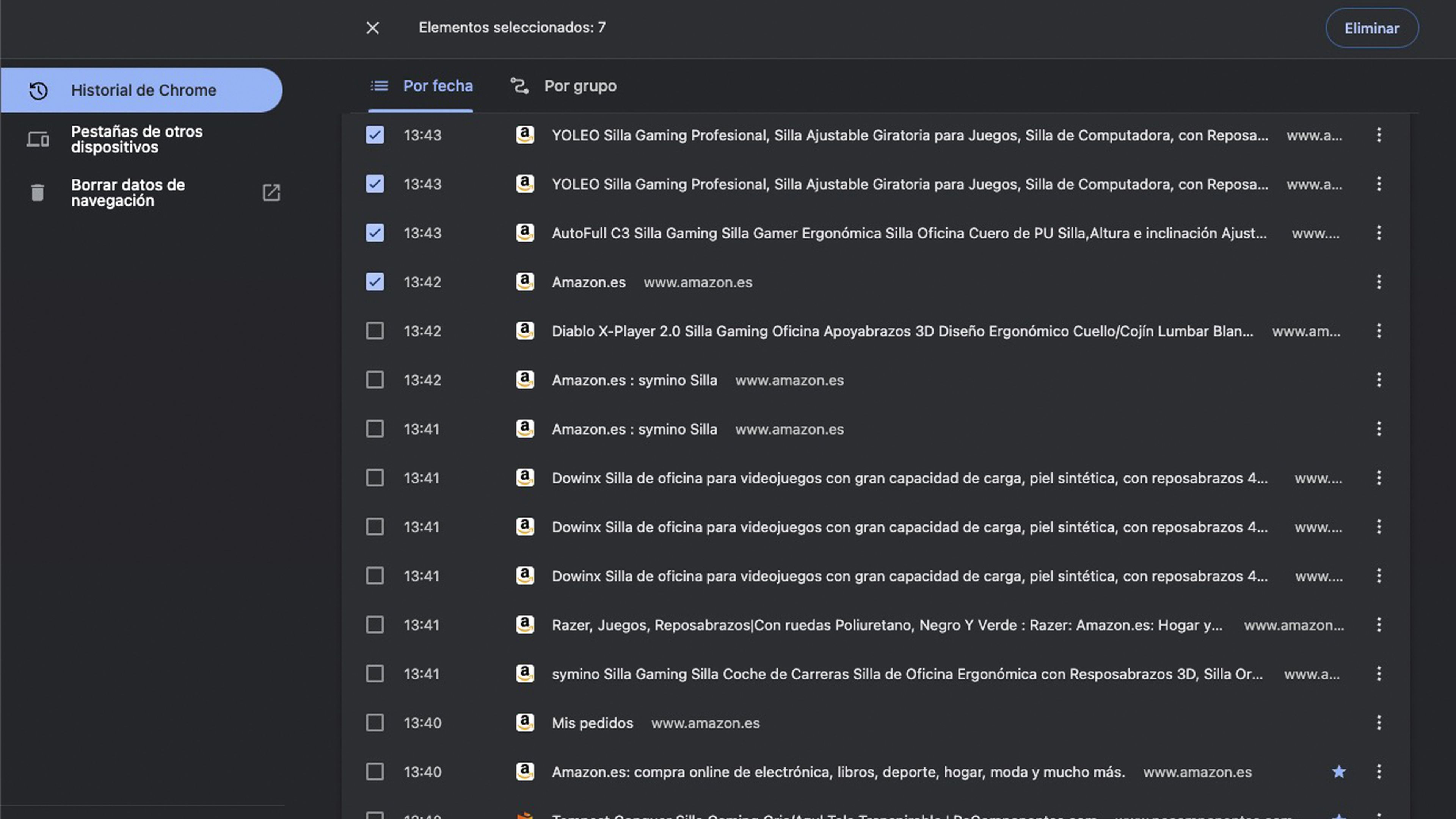 borrar busquedas recientes en safari Cómo ver y eliminar el historial de navegación en Google Chrome