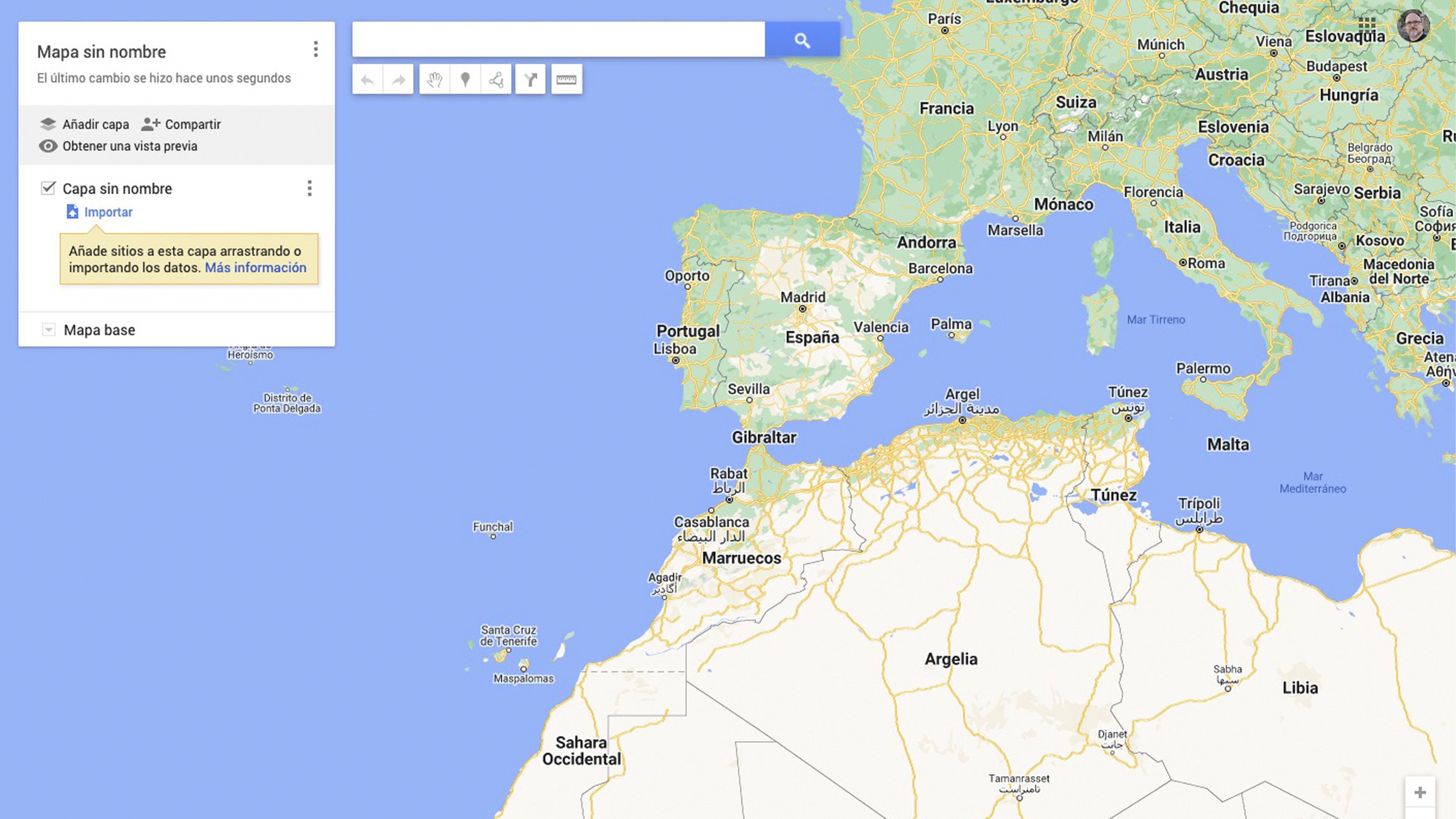 Crear mapas con Google My Maps