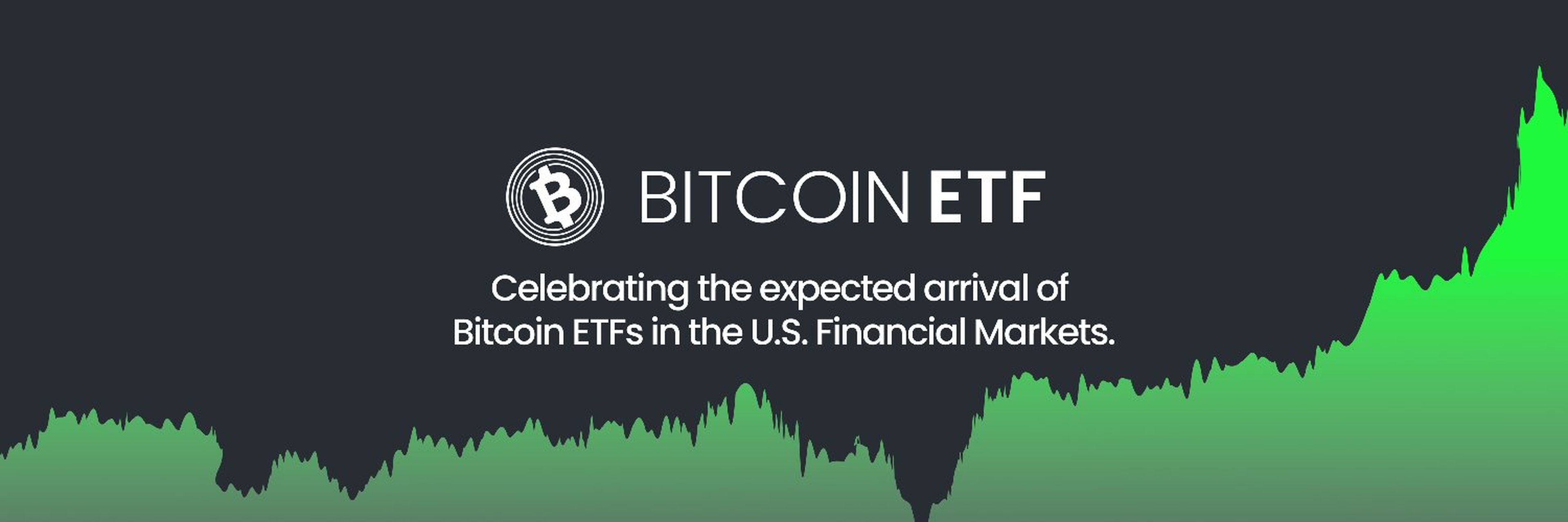Logo de Bitcoin ETF.