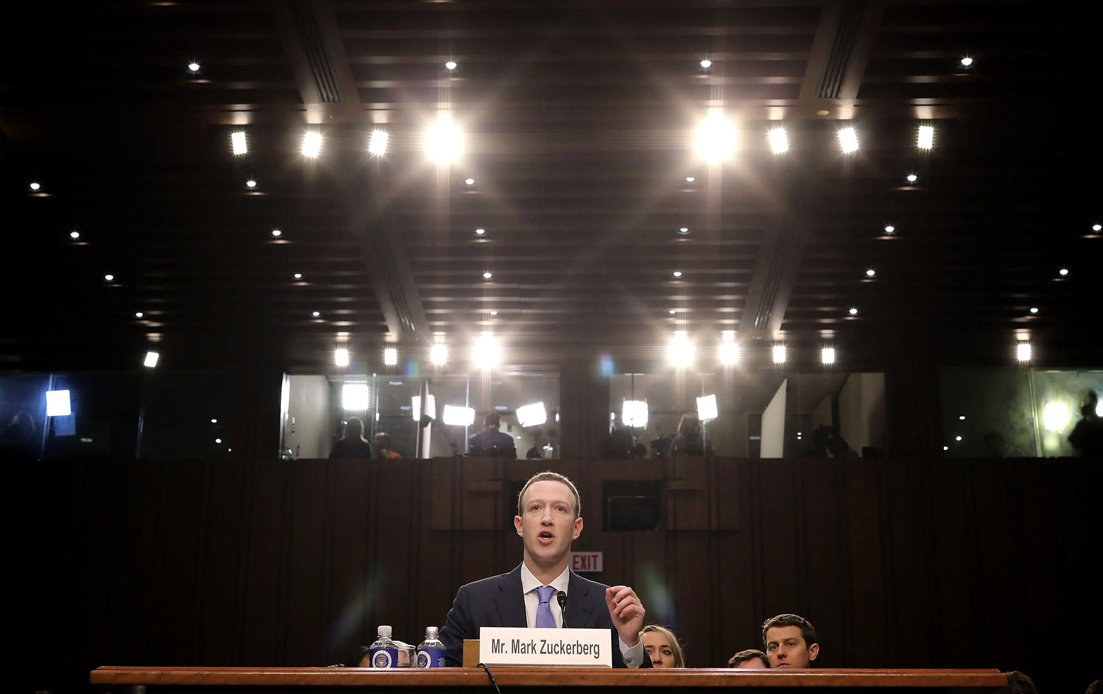 Mark Zuckerberg, de Meta, fue interrogado ante el Congreso por el papel de su empresa en la divulgación de información falsa.