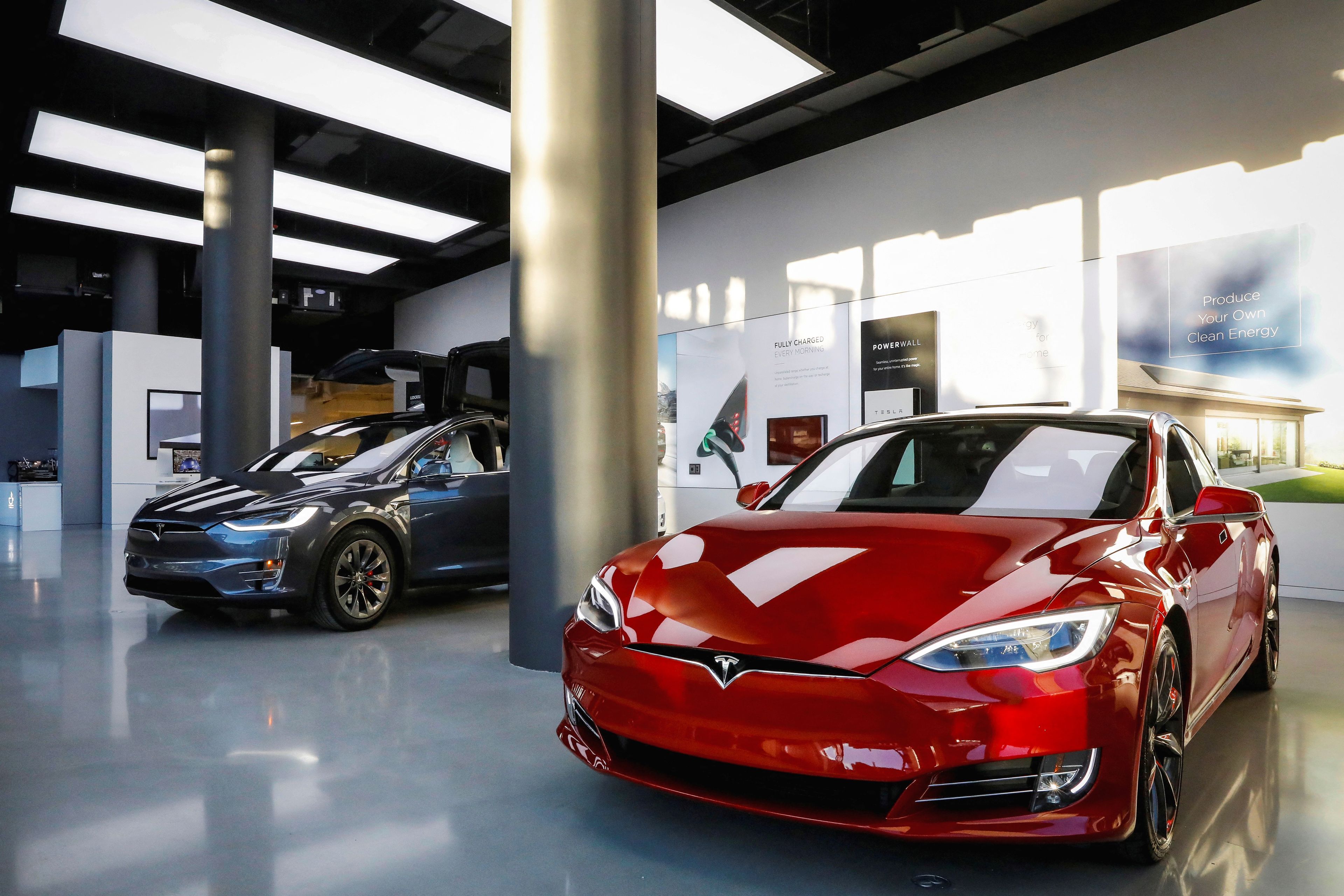 Modelos de coches eléctricos de coches Tesla