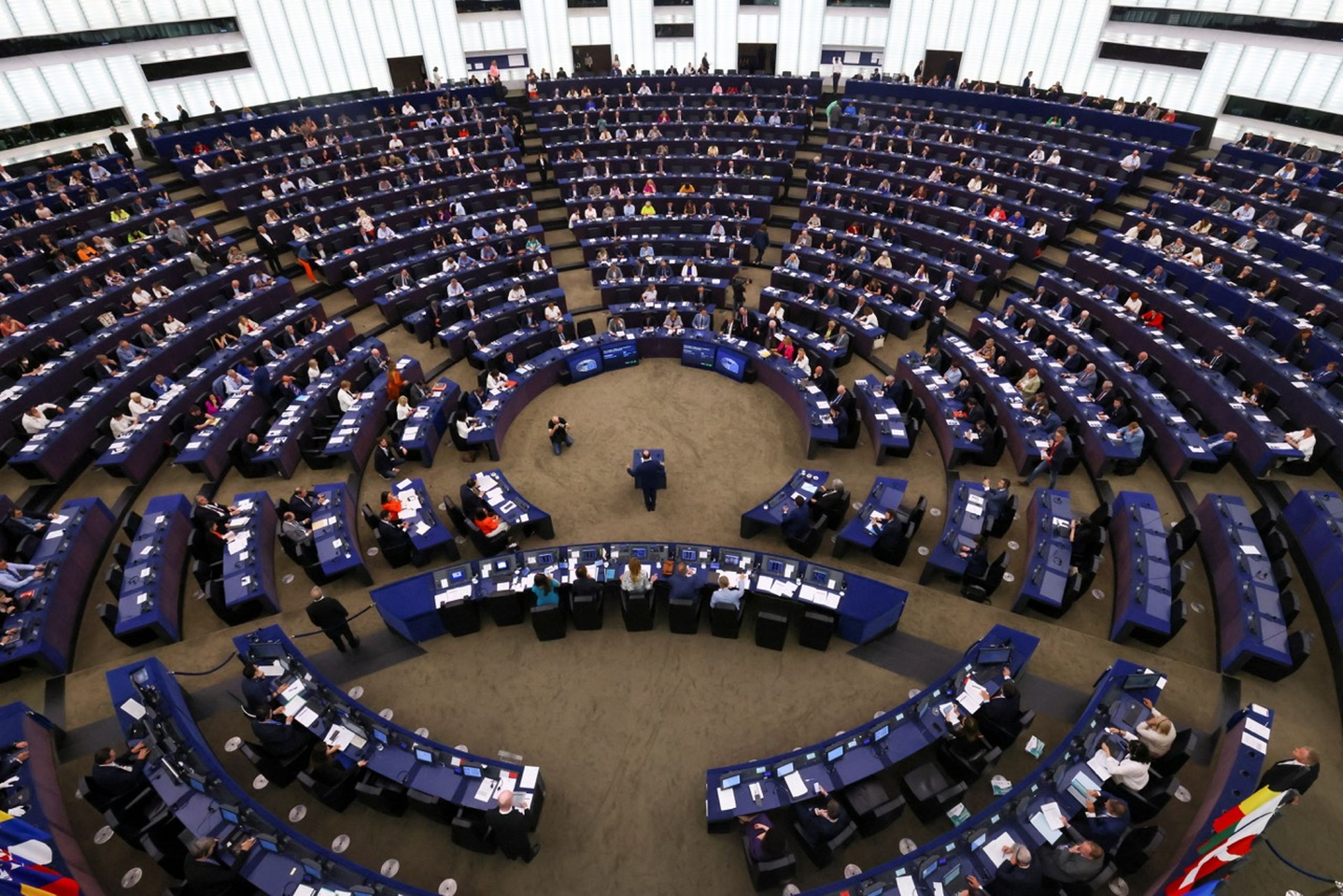 Una sesión del Parlamento Europeo en Estrasburgo.
