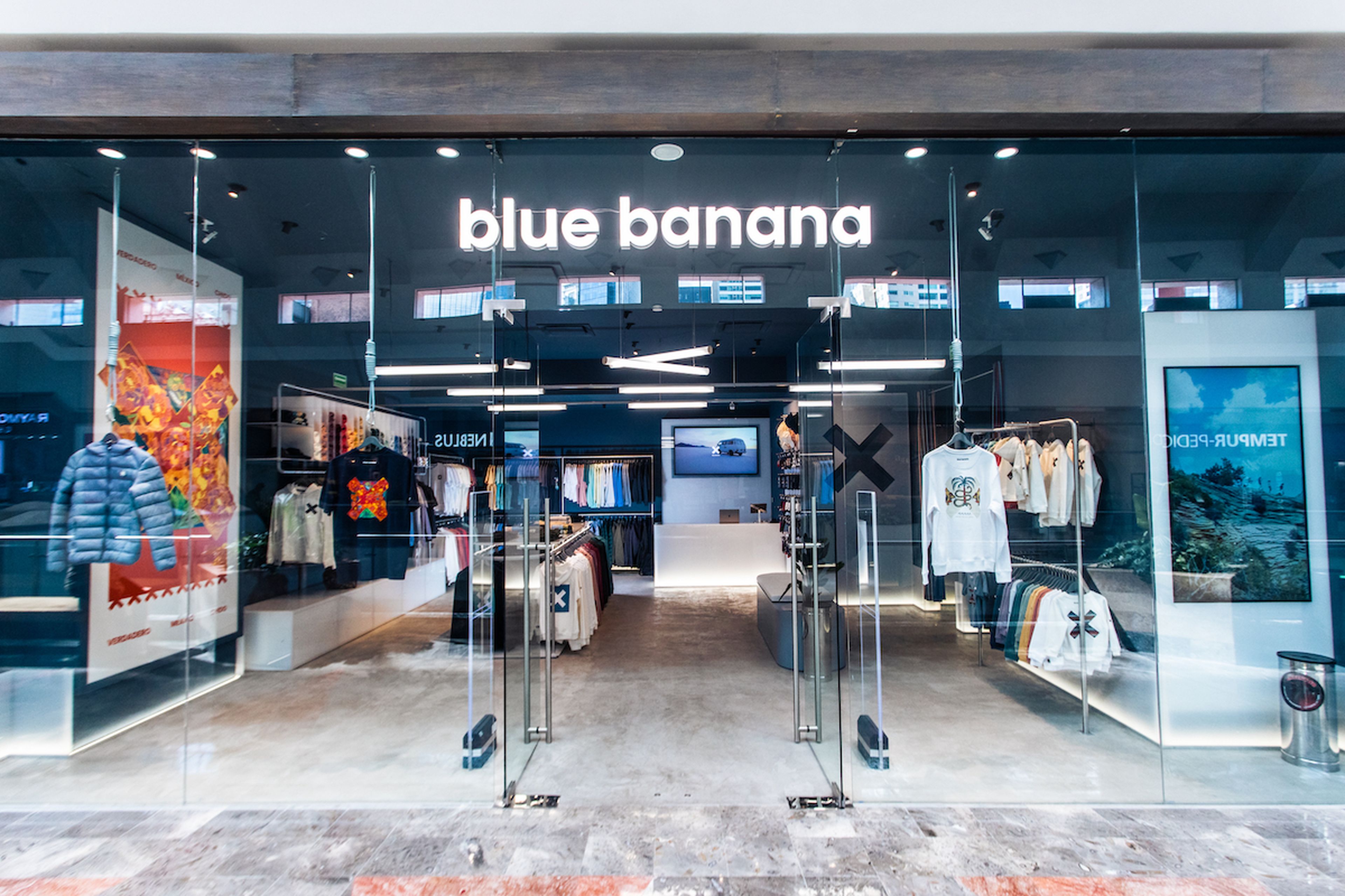 Tienda de Blue Banana en México, la primera fuera de España.