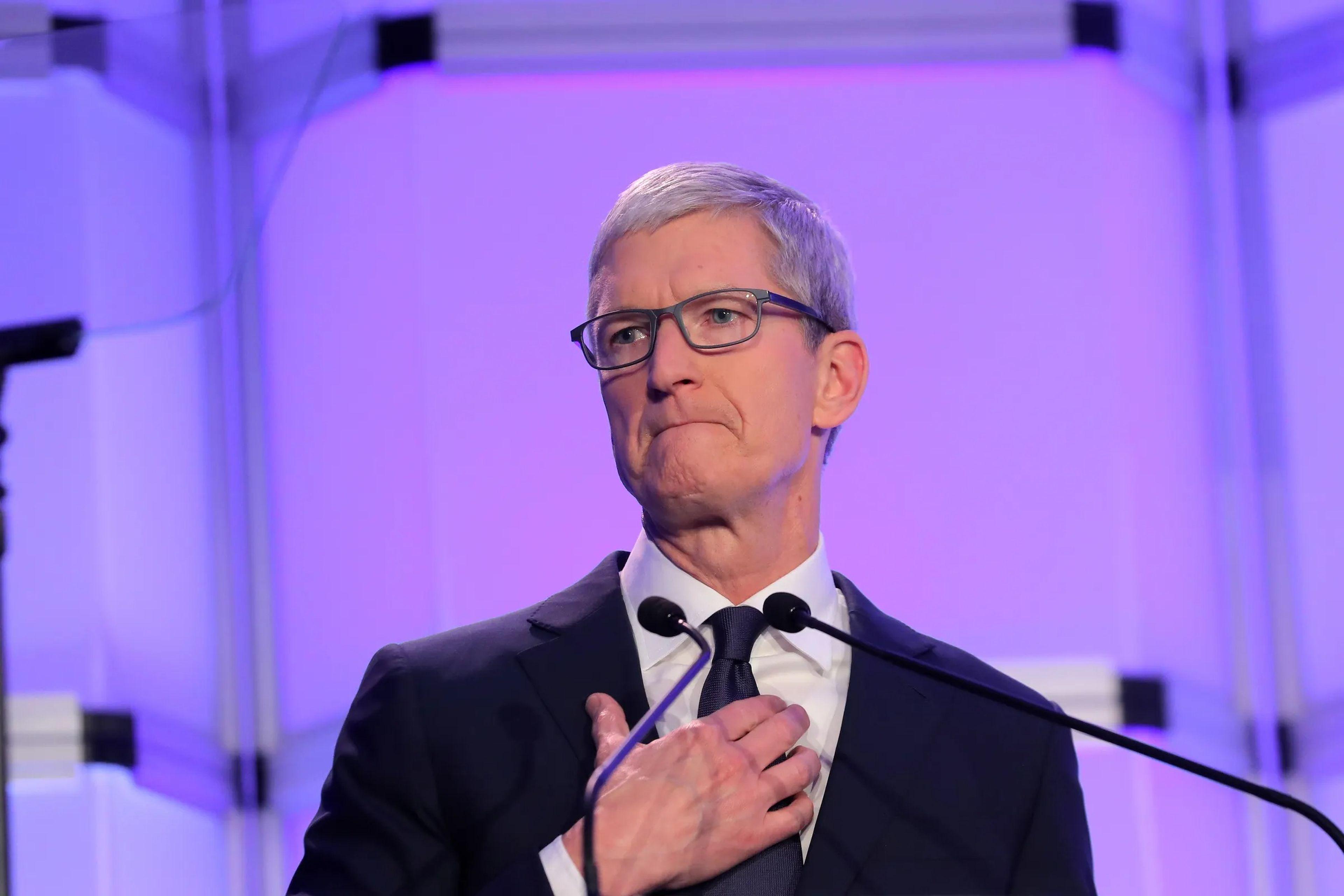 Tim Cook, director ejecutivo de Apple.
