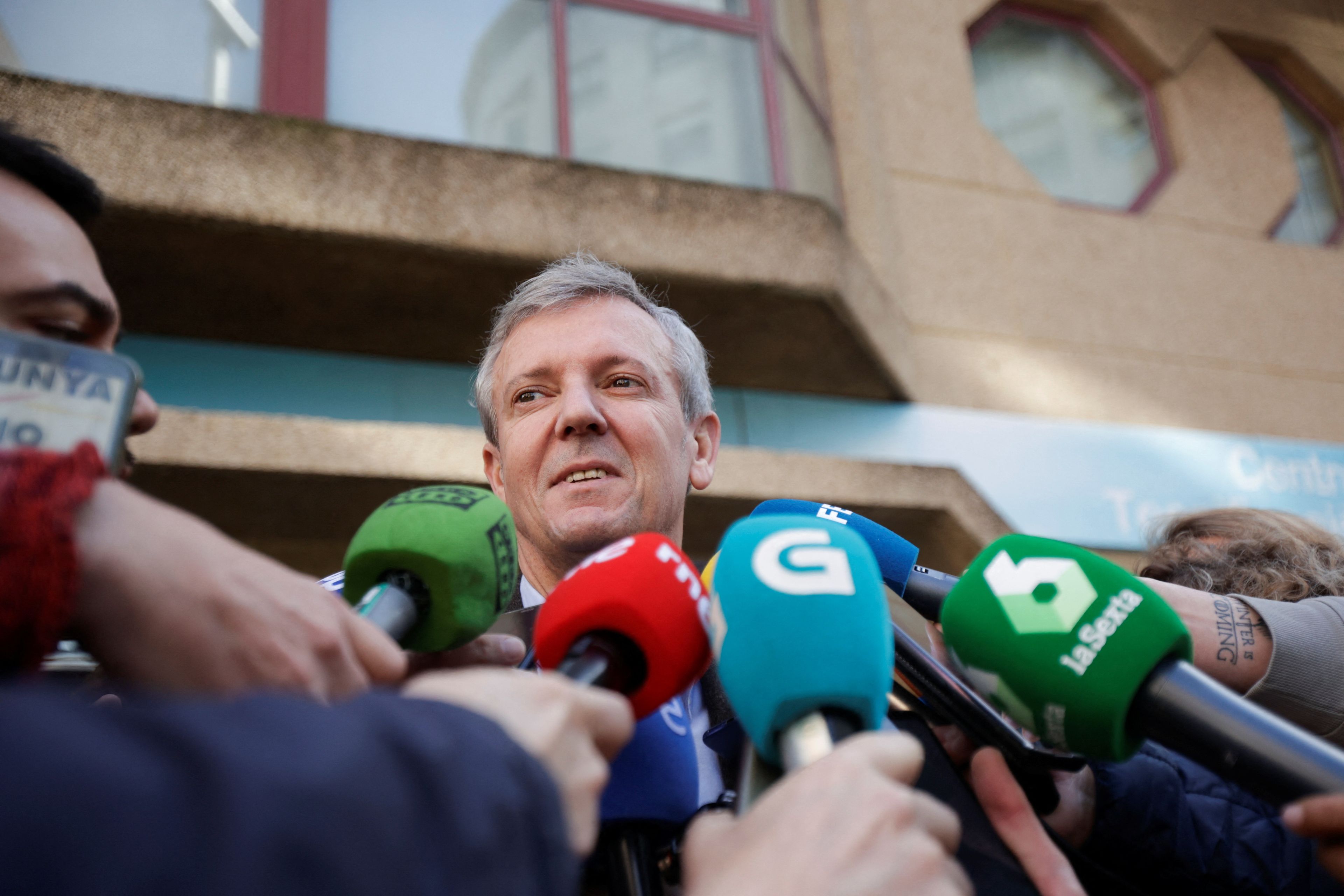 Alfonso Rueda, candidato del PP en las elecciones gallegas de 2024.