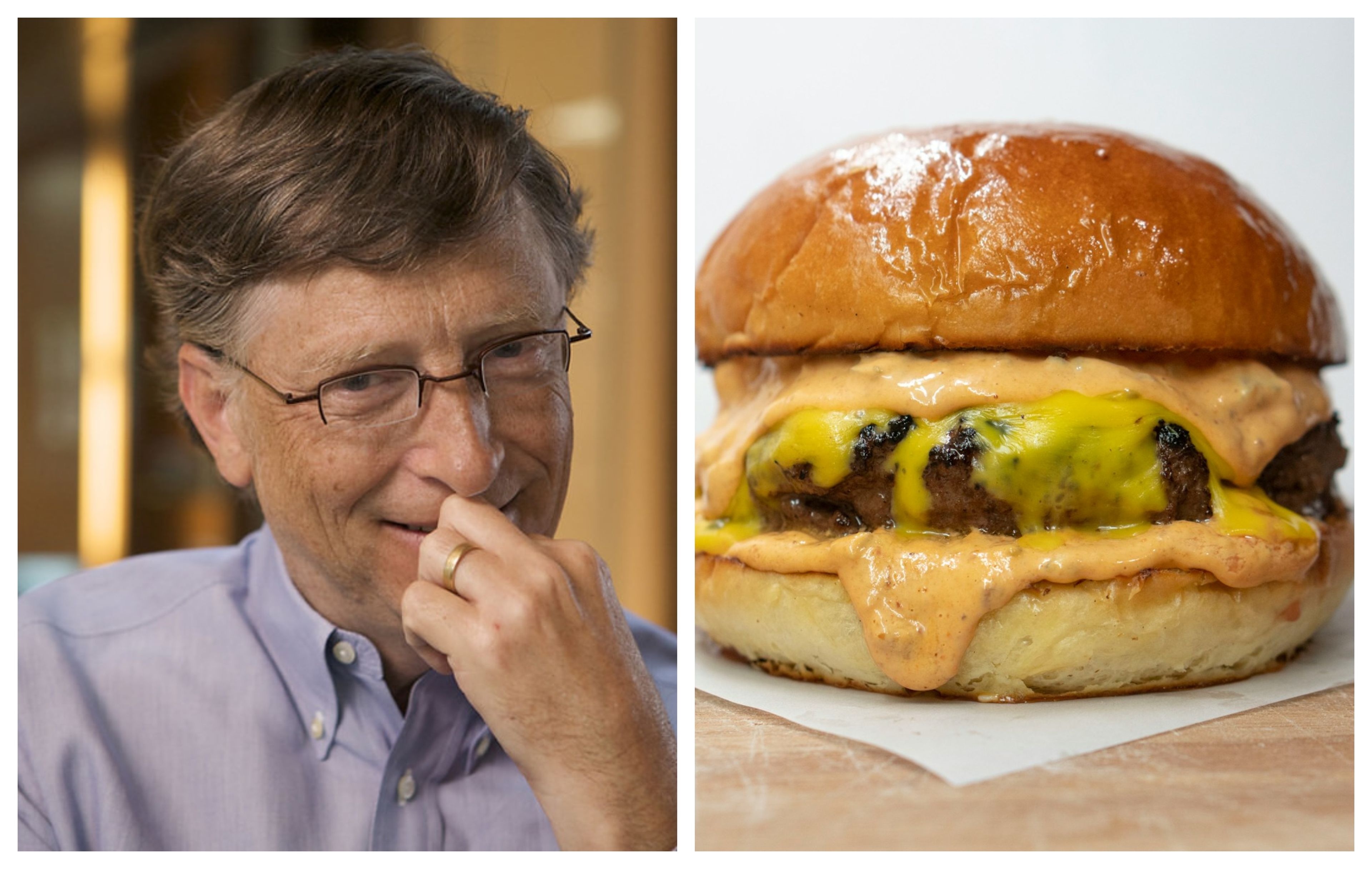 Bill Gates y su plato favorito
