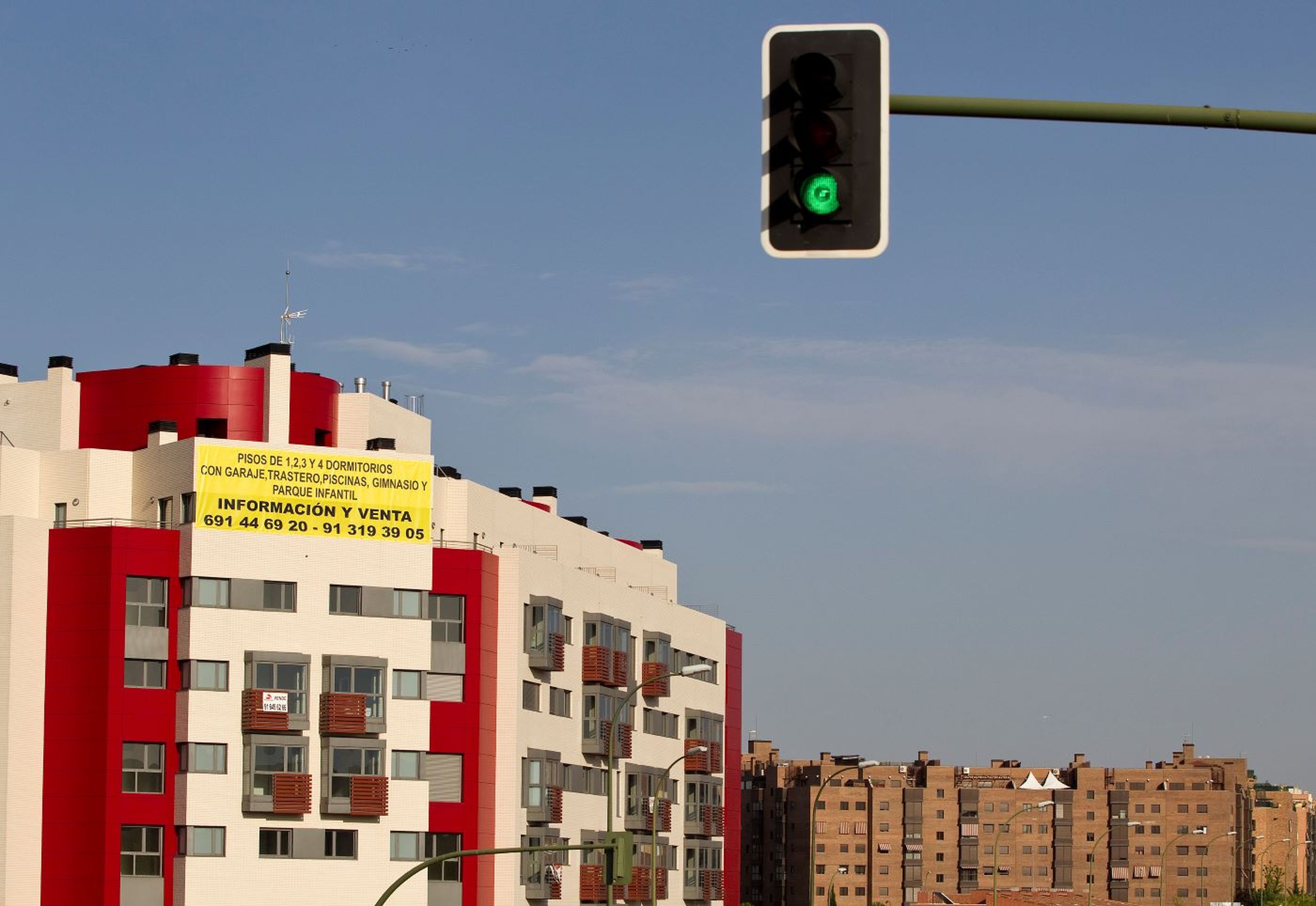 Casas, pisos en venta en España, semáforo verde