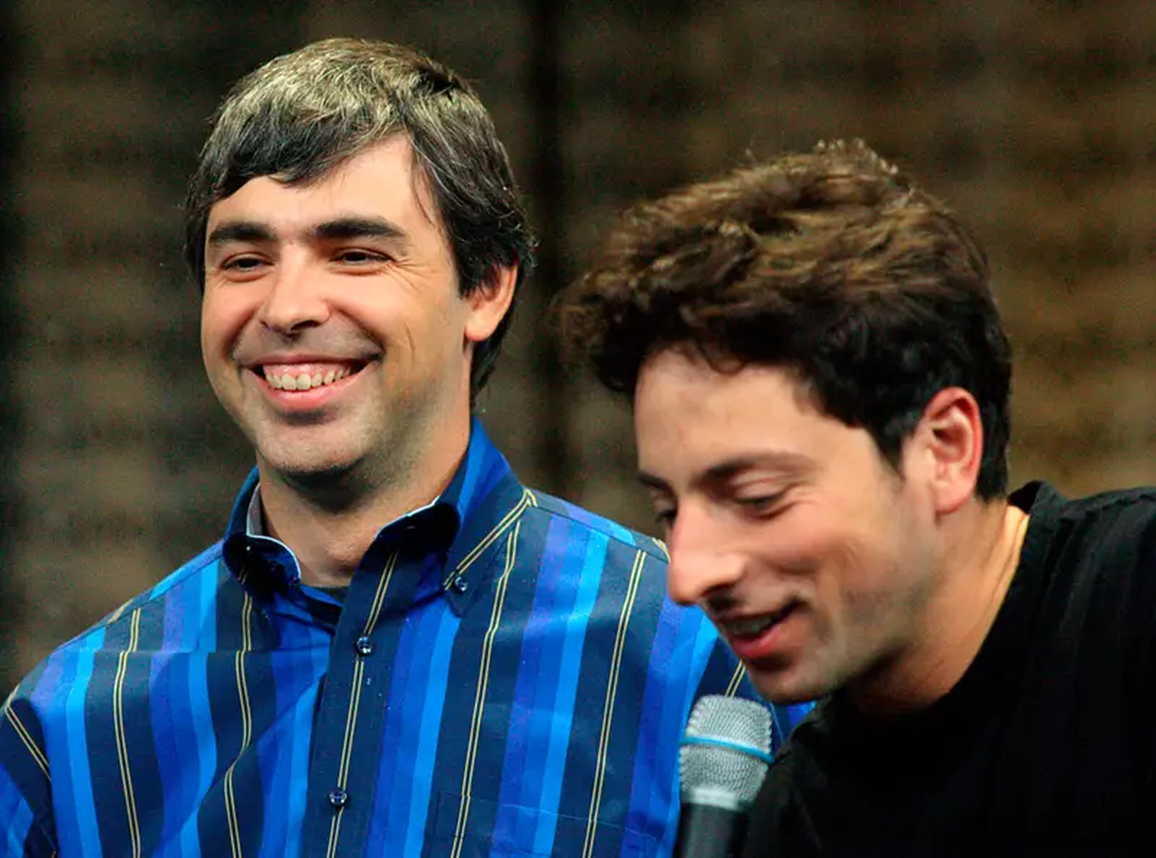Larry Page y Sergey Brin, cofundadores de Google.