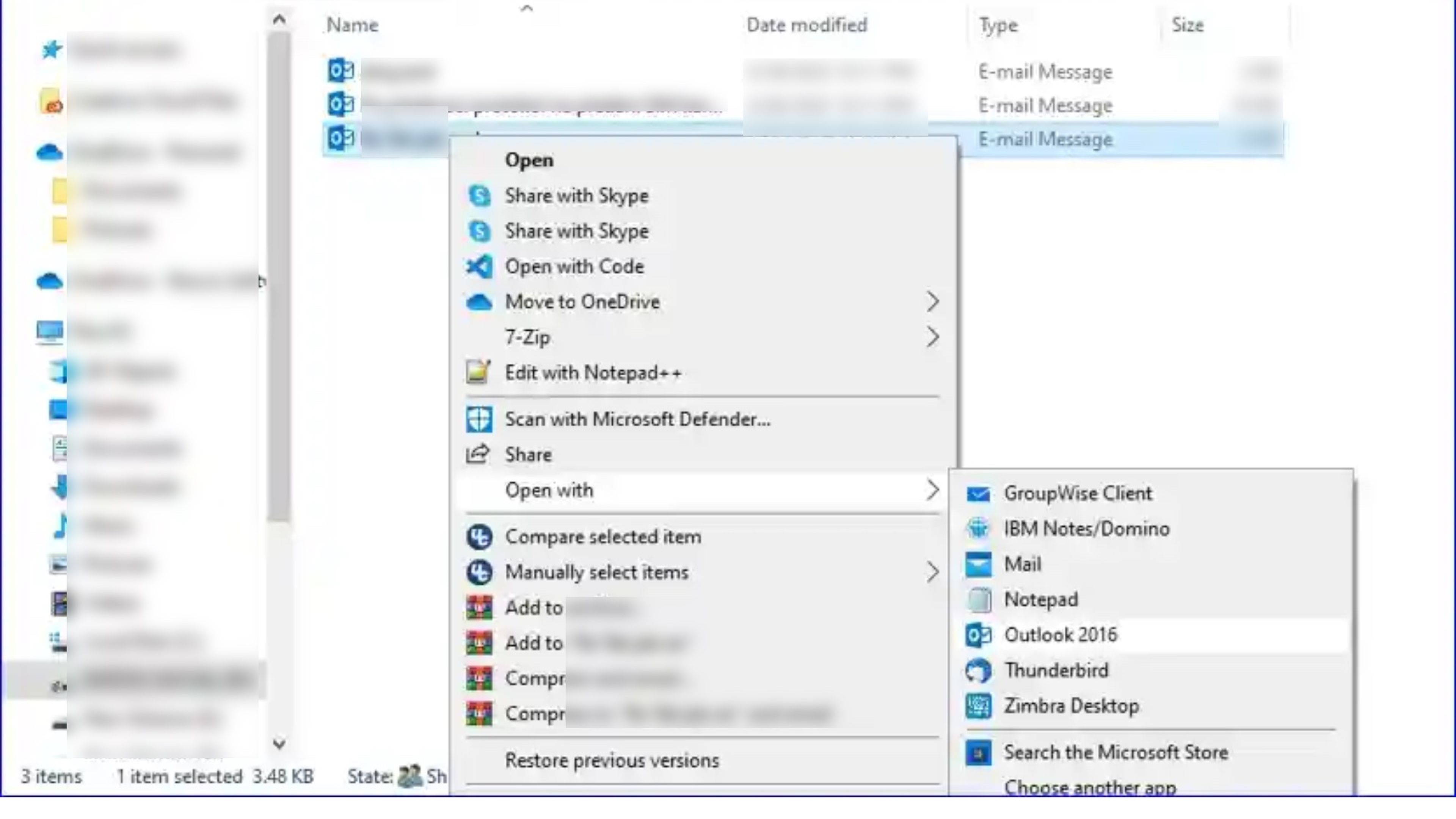 Cómo abrir un archivo EML en Windows