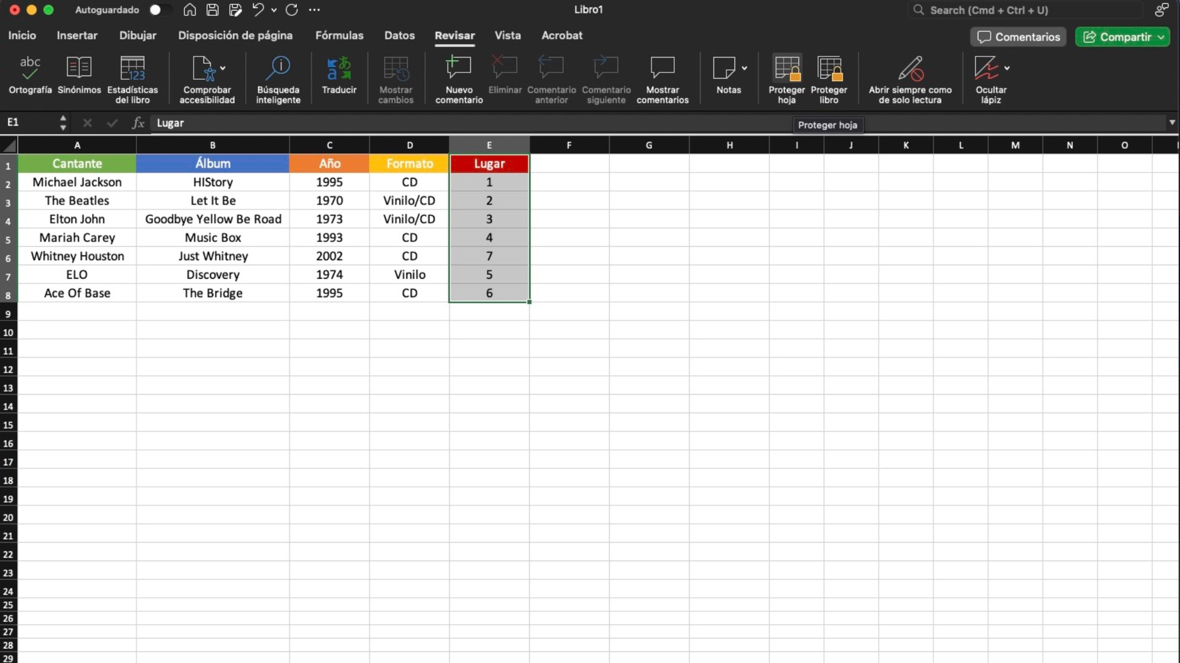 Cómo bloquear celdas en Excel para protegerlas