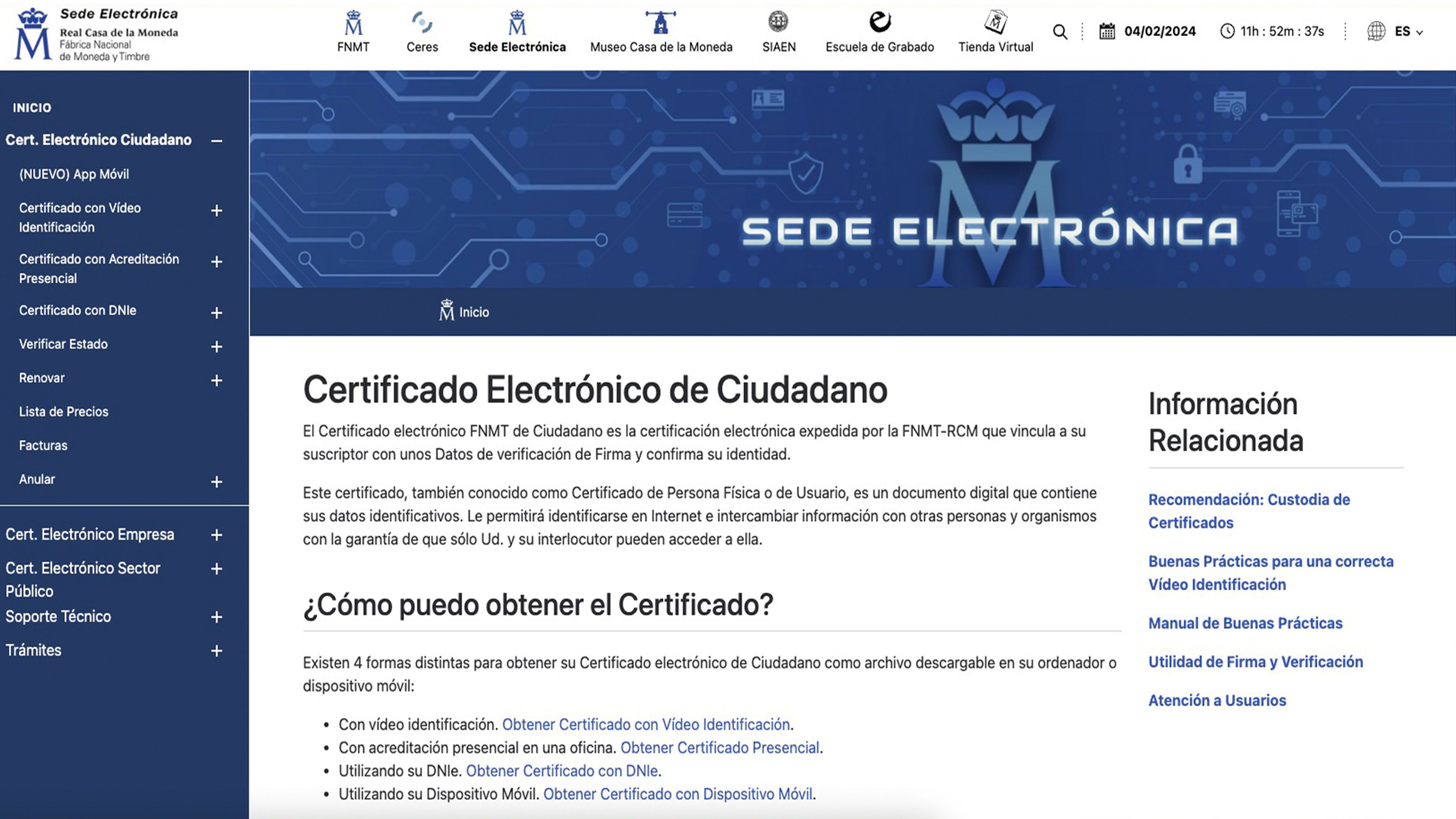 solicitar el certificado digital de manera online