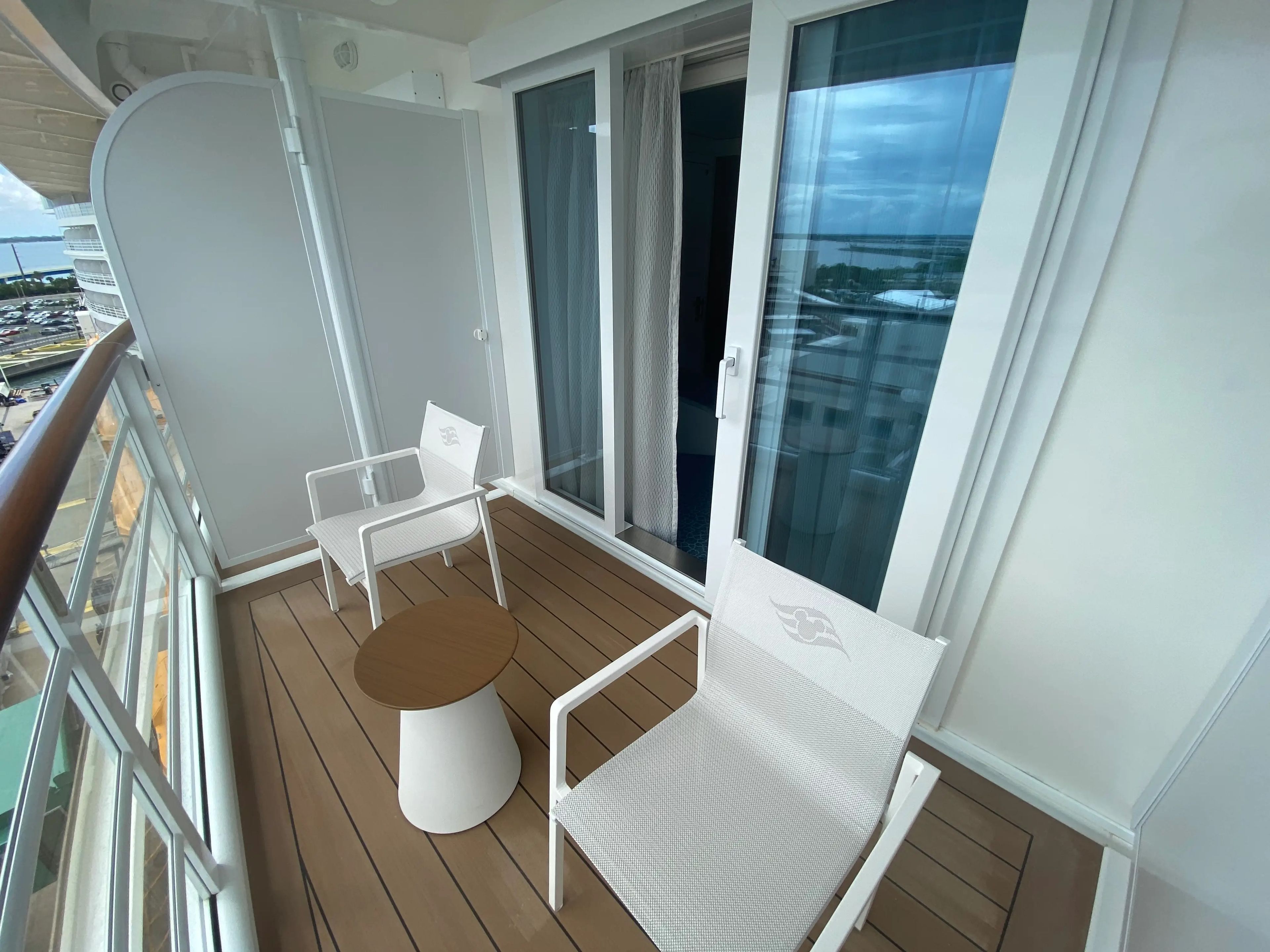 balcony attached to a room on a disney cruise ship