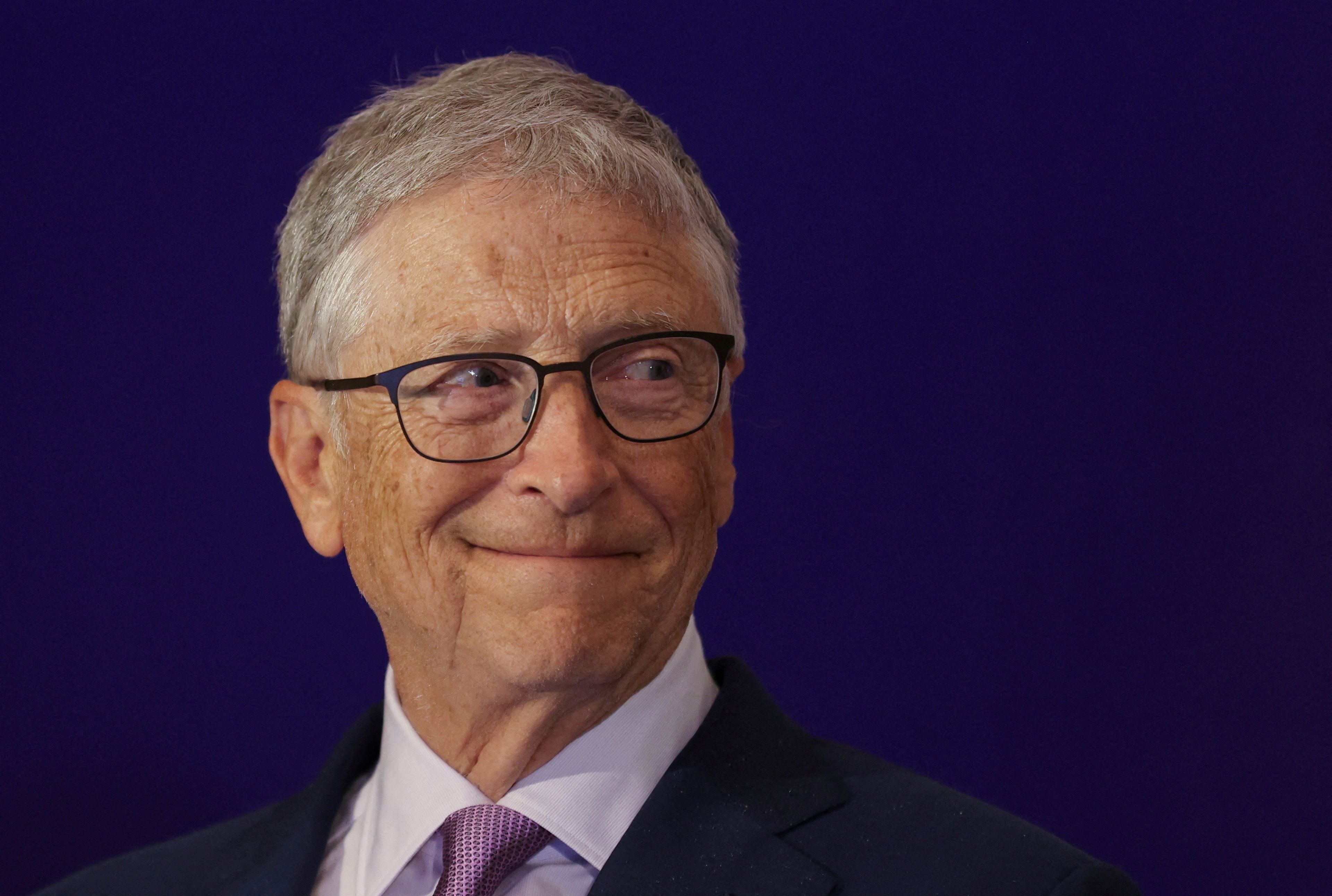 Bill Gates sonriendo en un evento