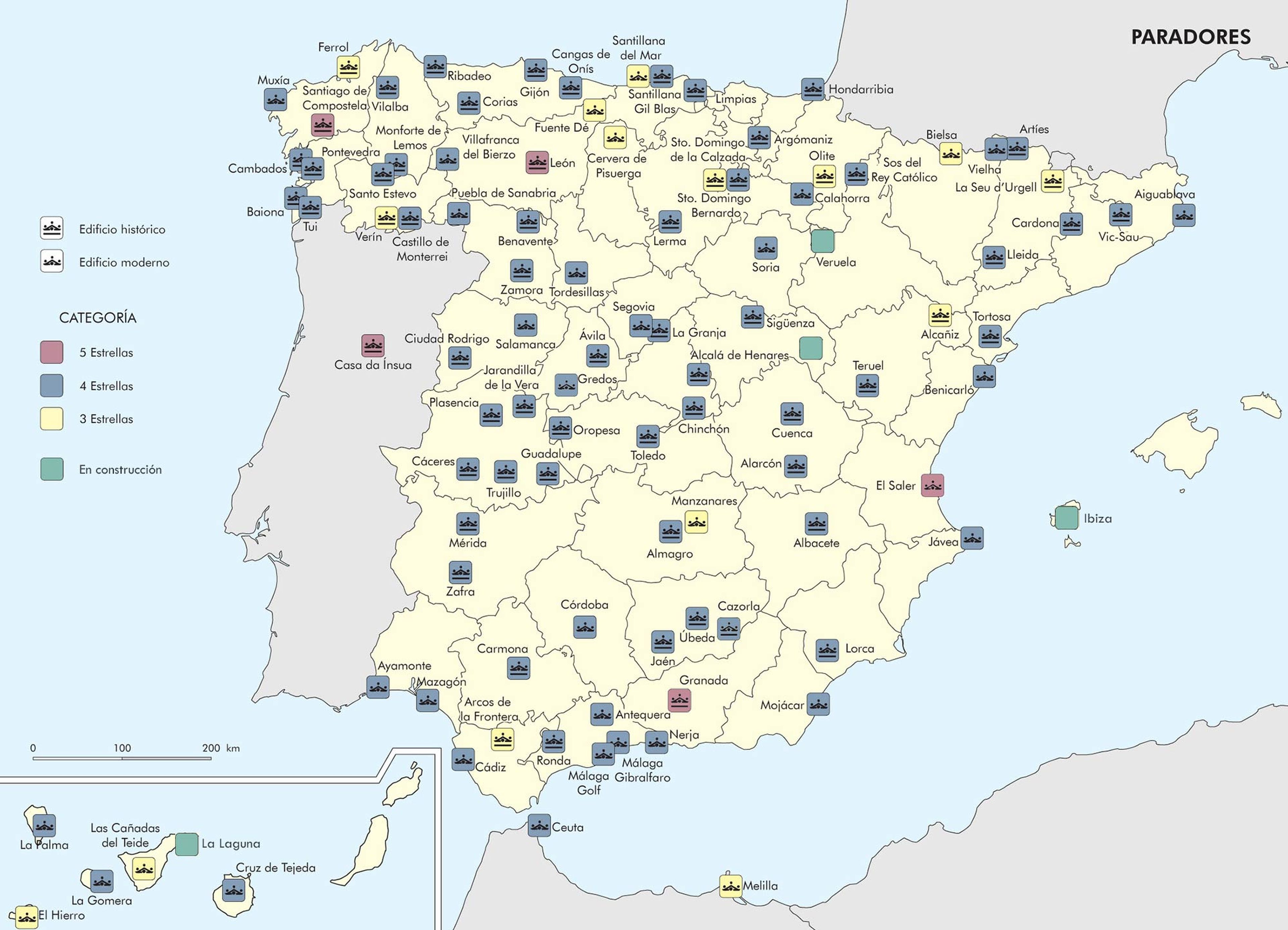 Paradores Nacionales España 2024