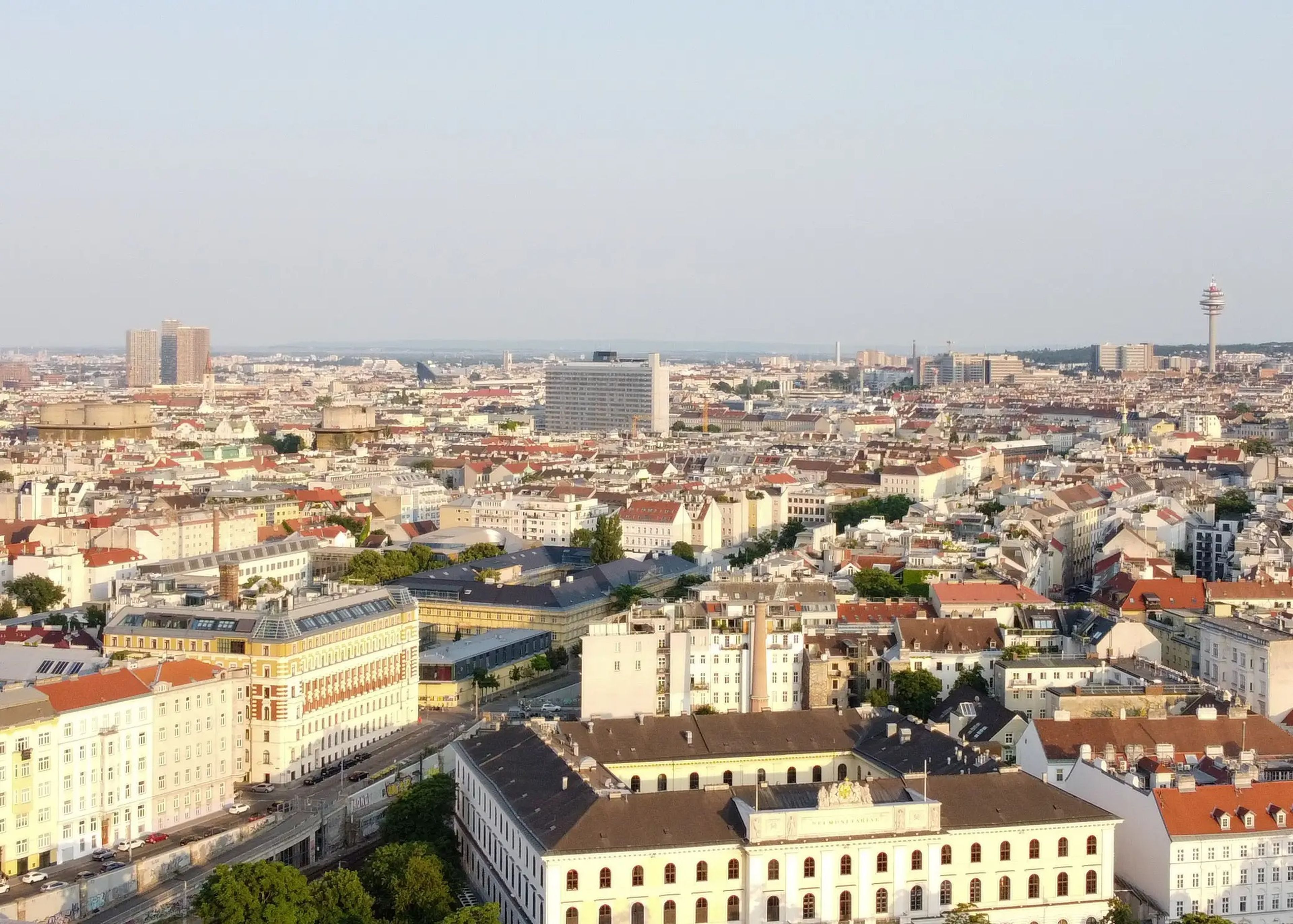 Vista de Viena en Austria.