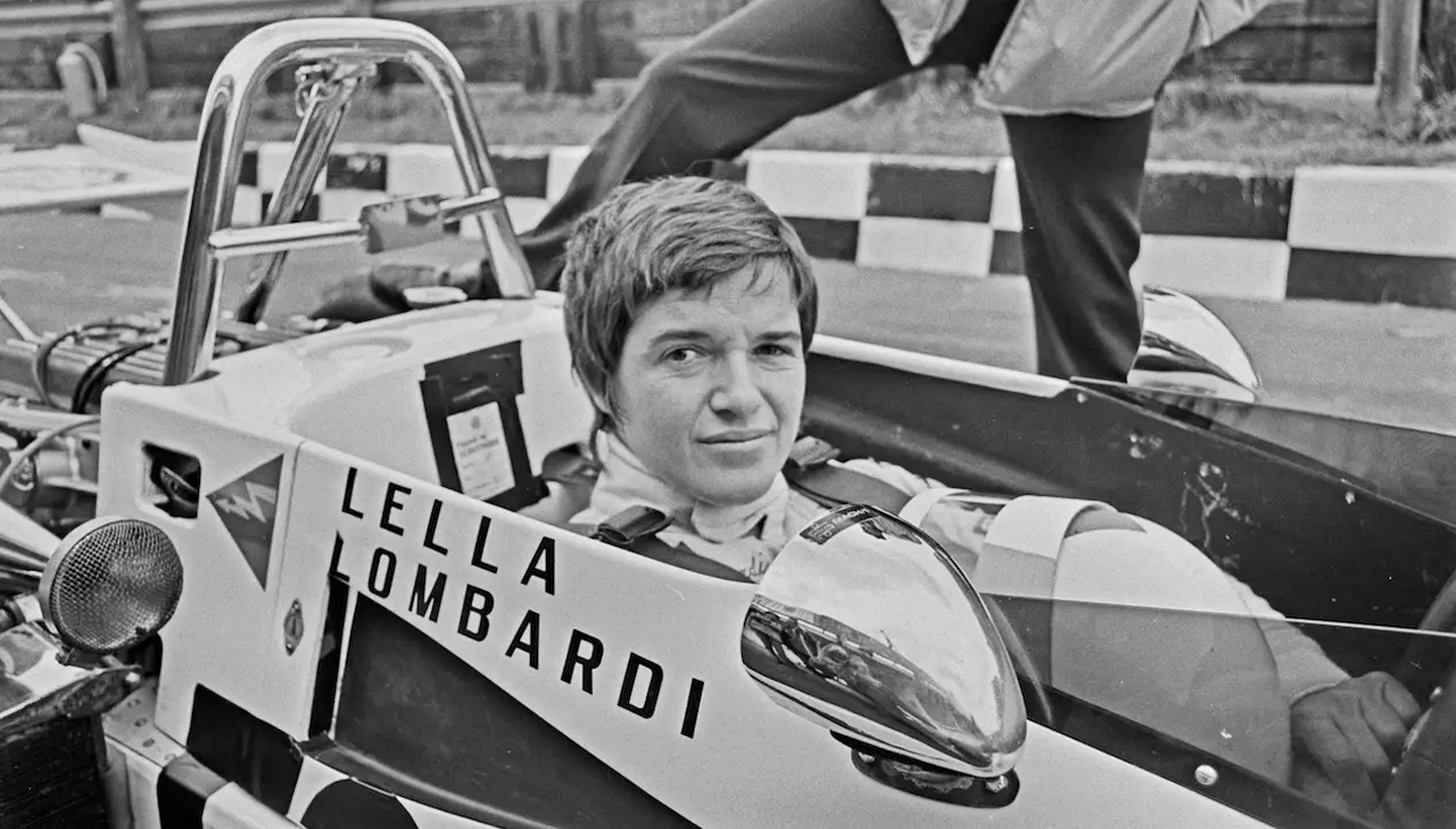 Lella Lombardi, piloto de F1, en 1973.