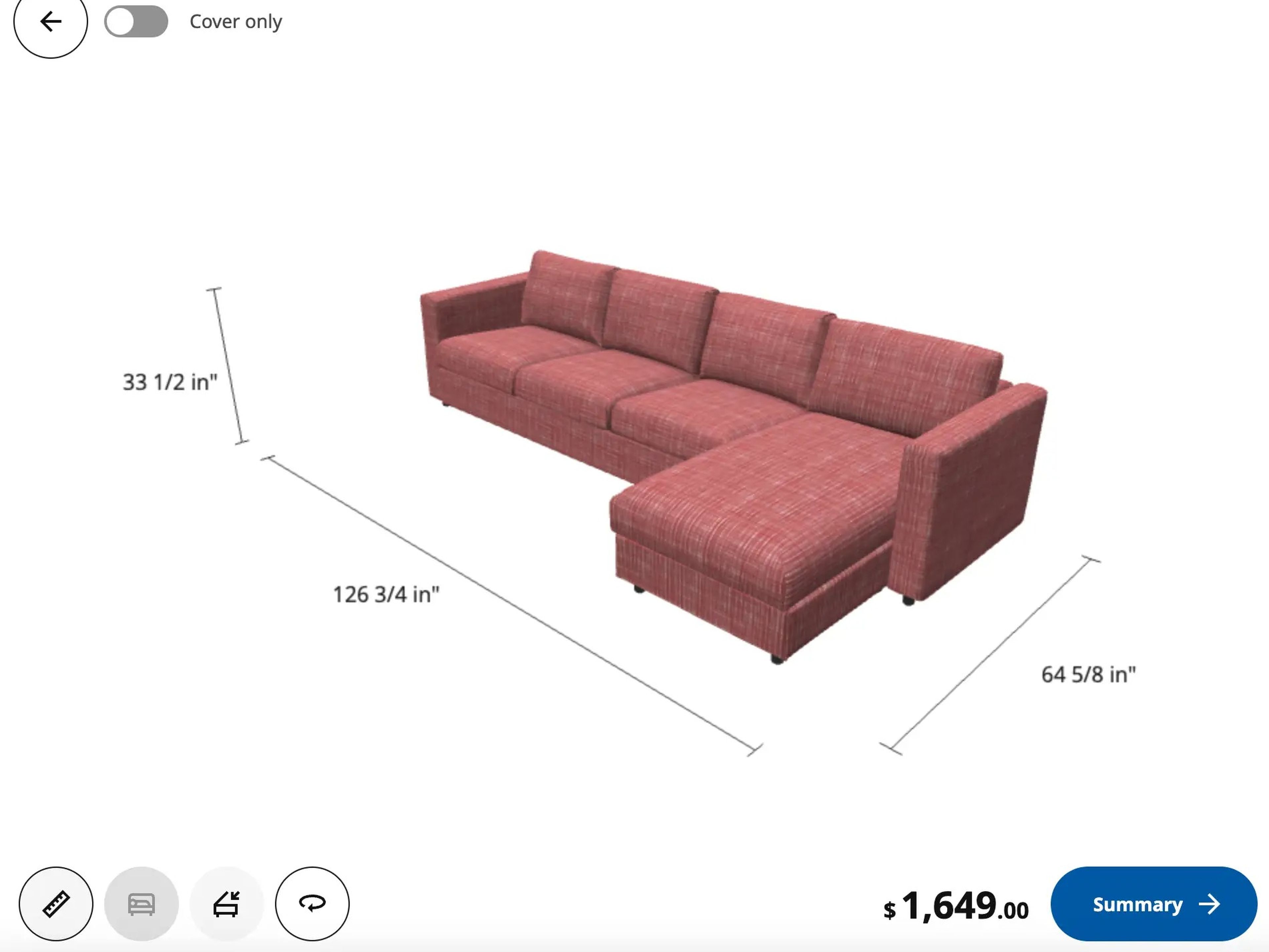 Los clientes pueden elegir qué elementos prefieren en sus sofás a medida.