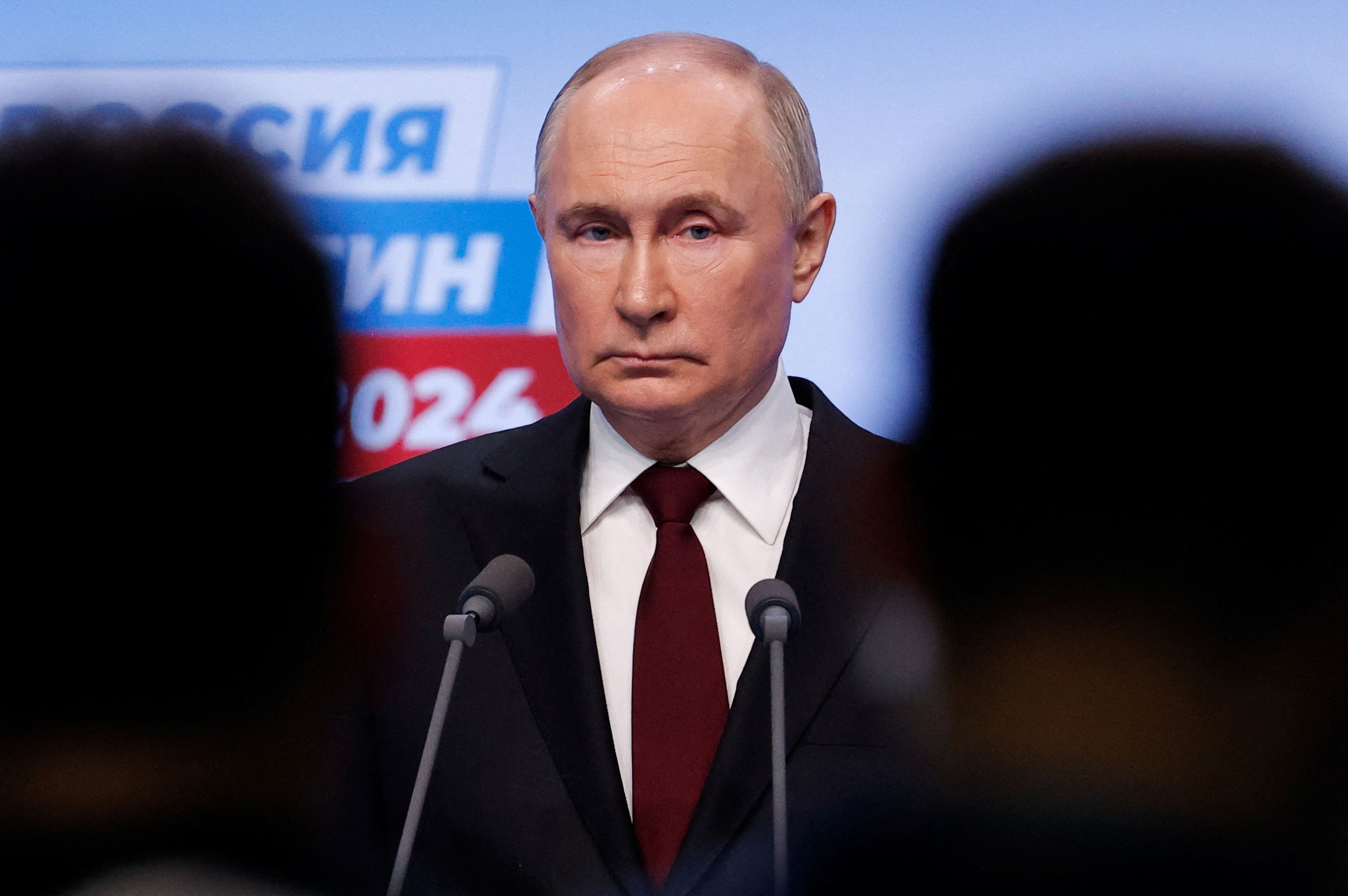 La foto del día: Vladímir Putin ha ganado las elecciones presidenciales celebradas en Rusia este fin de semana con más del 87% de los votos. 