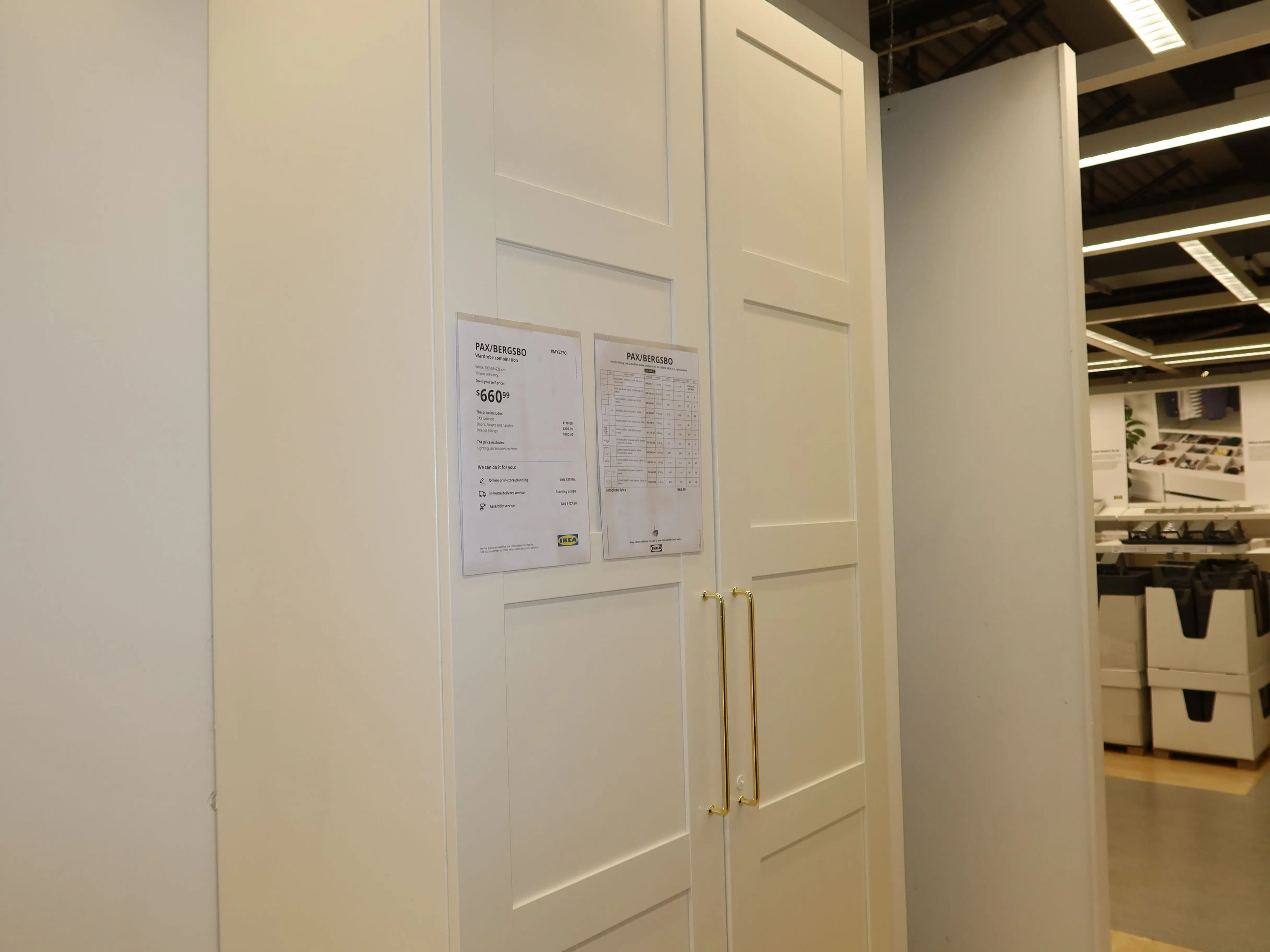 El armario Pax de Ikea puede personalizarse.