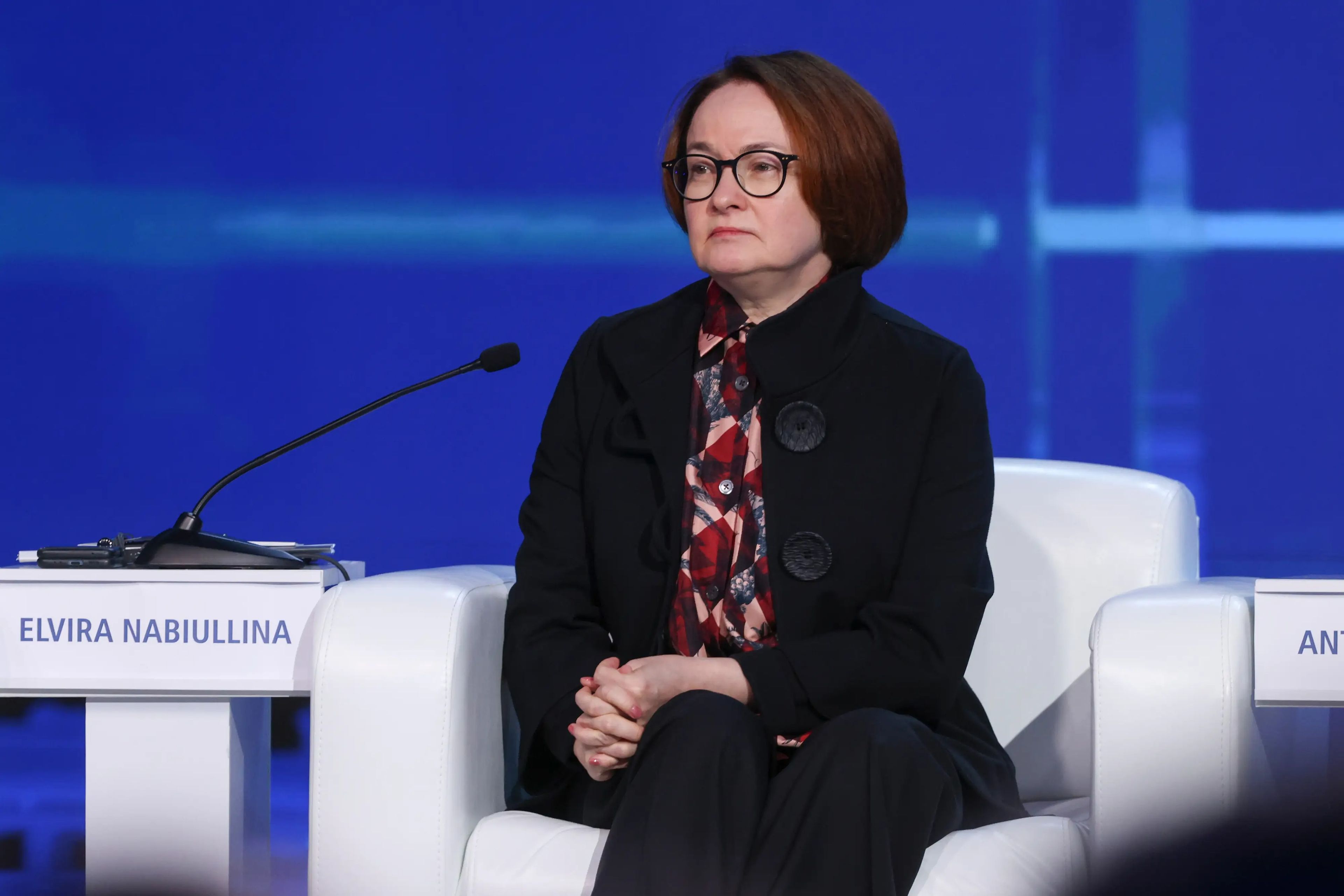 Elvira Nabiullina, gobernadora del Banco Central de Rusia. 