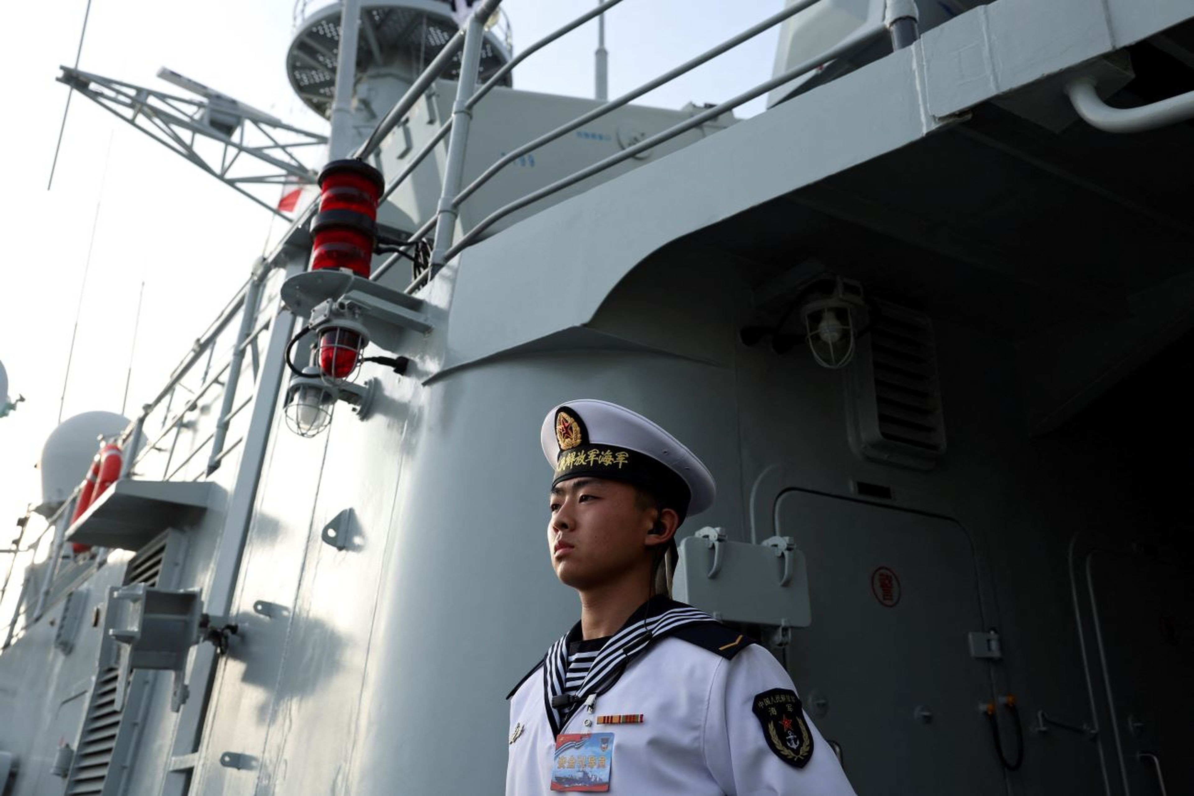 China, ejército, barco